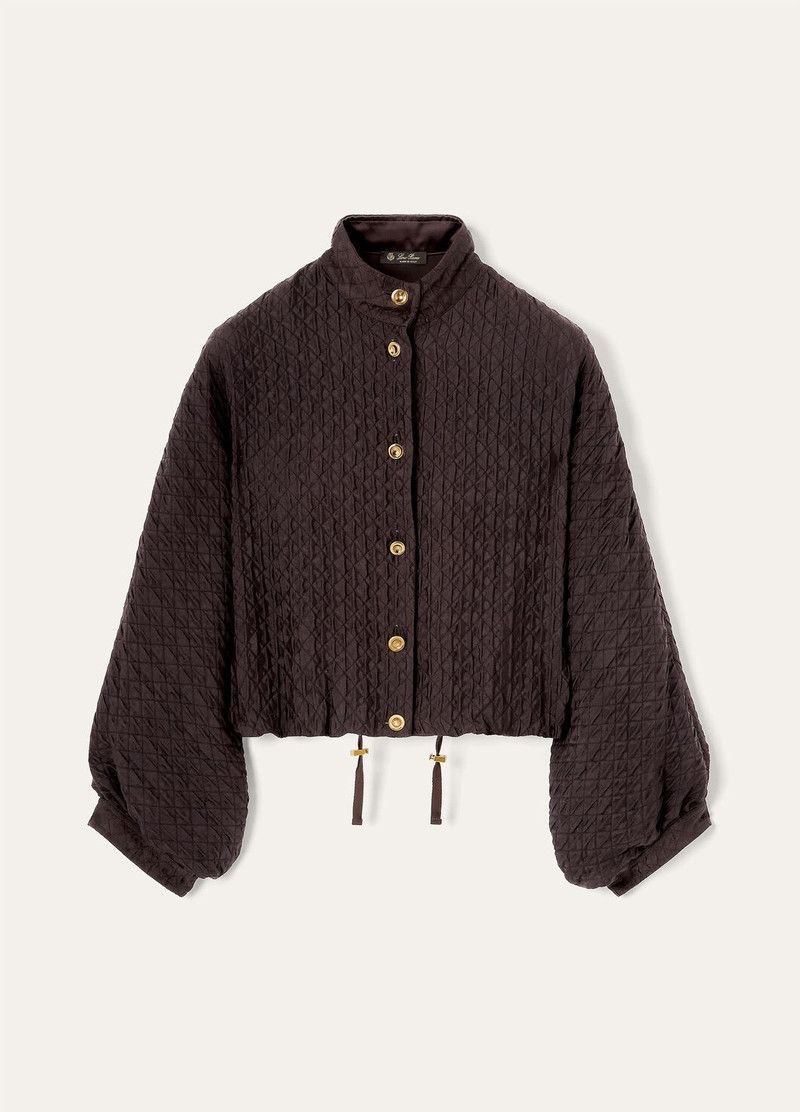 Loro Piana o1srvl11e0526 FAP1822 Benedetta Jacket in Dark Brown Size XS / US 0-2 / IT 36-38 - 1 Thumbnail