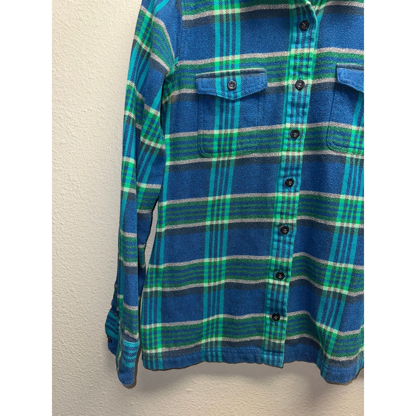 Patagonia Womens Patagonia Button Up Shirt Blue Organic Cotton Women 4 Size S / US 4 / IT 40 - 6 Thumbnail