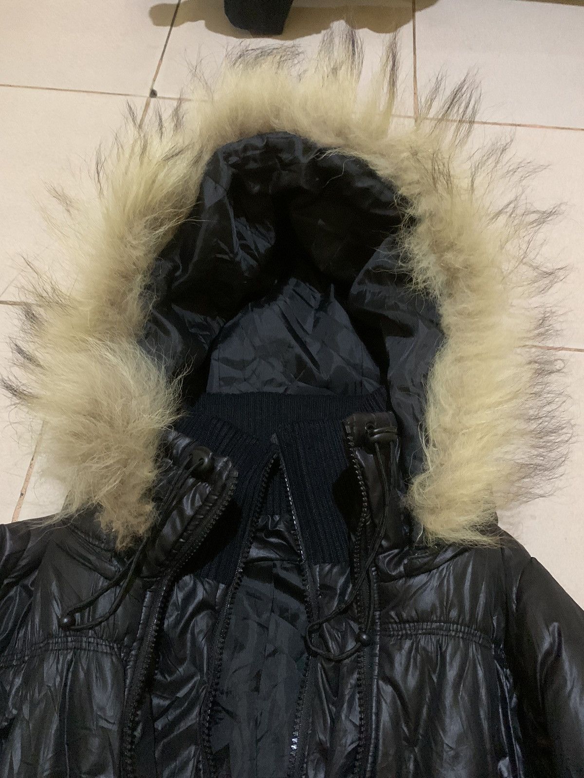Le Grande Bleu (L.G.B.) T.T.U puffer raccoon fur hooded jacket double layer Size US S / EU 44-46 / 1 - 10 Thumbnail