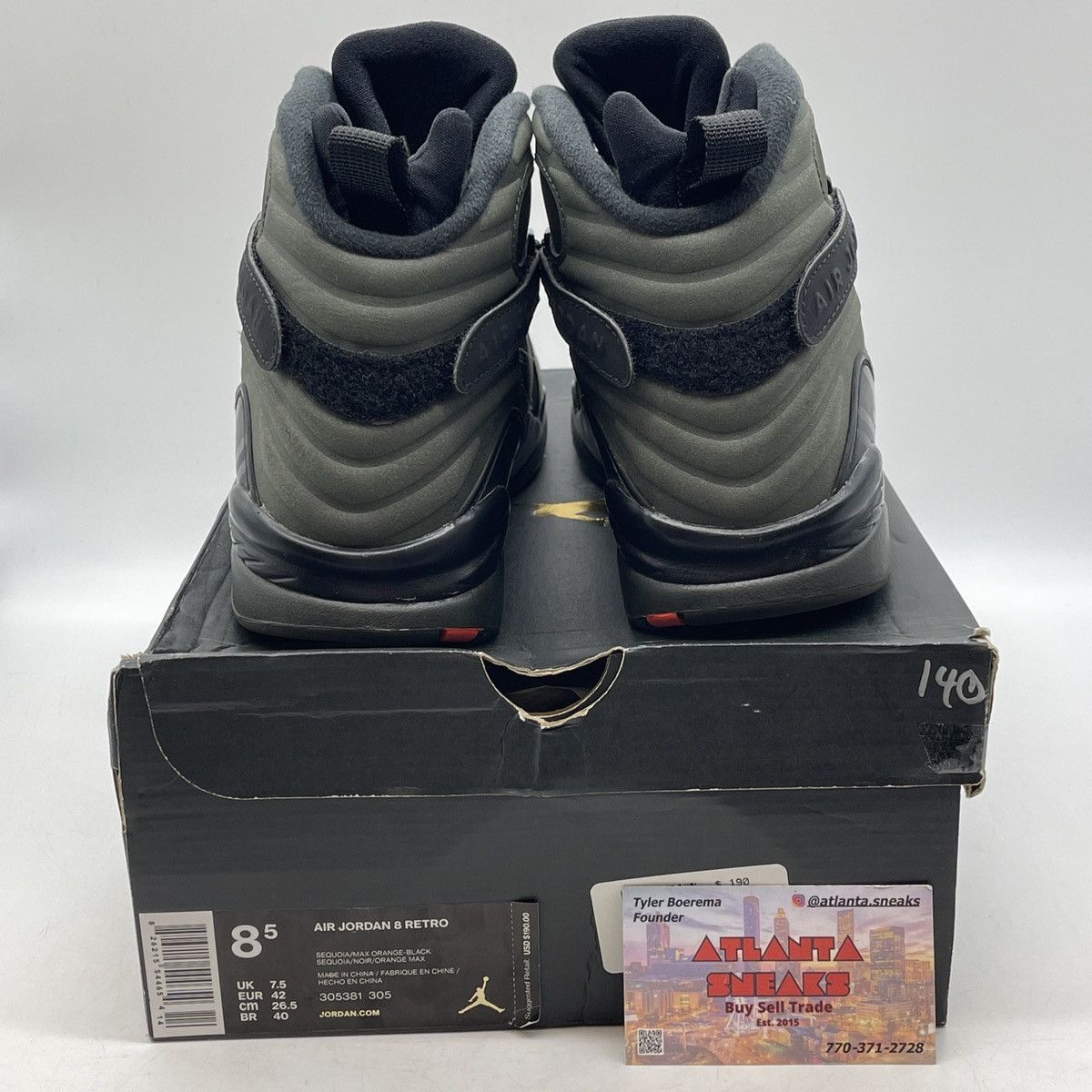Jordan Brand Air Jordan 8 take flight Size US 8.5 / EU 41-42 - 3 Thumbnail