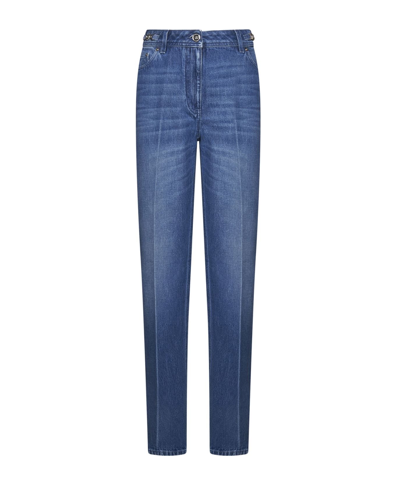 Versace o1y0226 Denim Pant in Blue Size 28" / US 6 / IT 42 - 1 Thumbnail