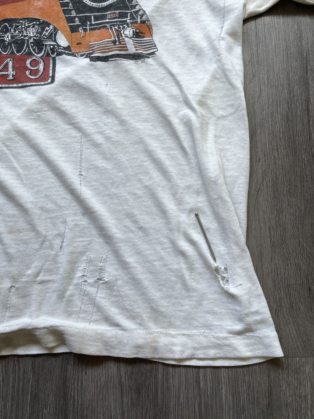 Hanes Vintage 89’ Hanes “Daylight Train 4449” T-Shirt (Sz. L) Size US L / EU 52-54 / 3 - 6 Thumbnail