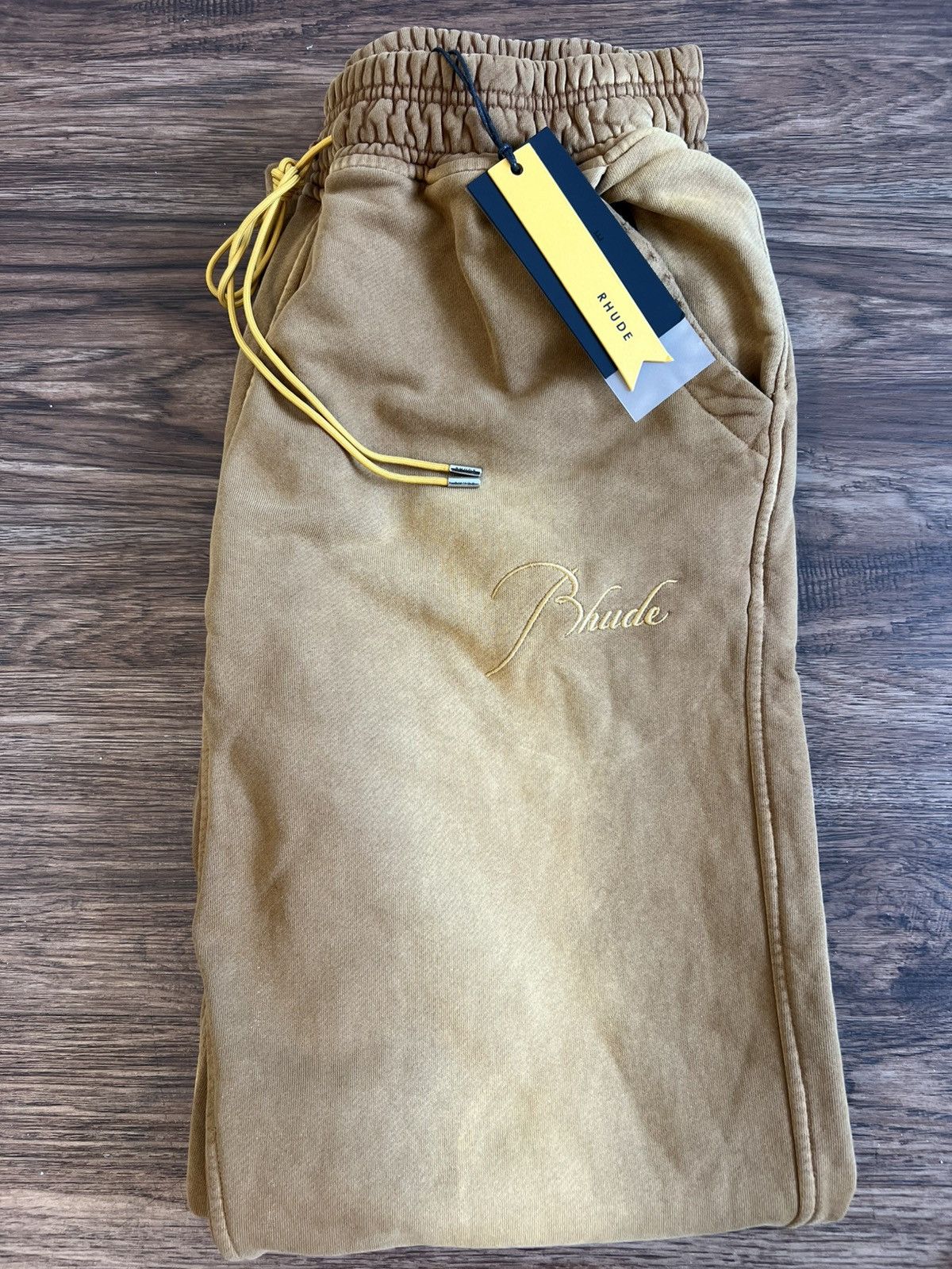Rhude Rhude Sundry Camel Wide Leg Sweatpants Size US 38 / EU 54 - 5 Thumbnail