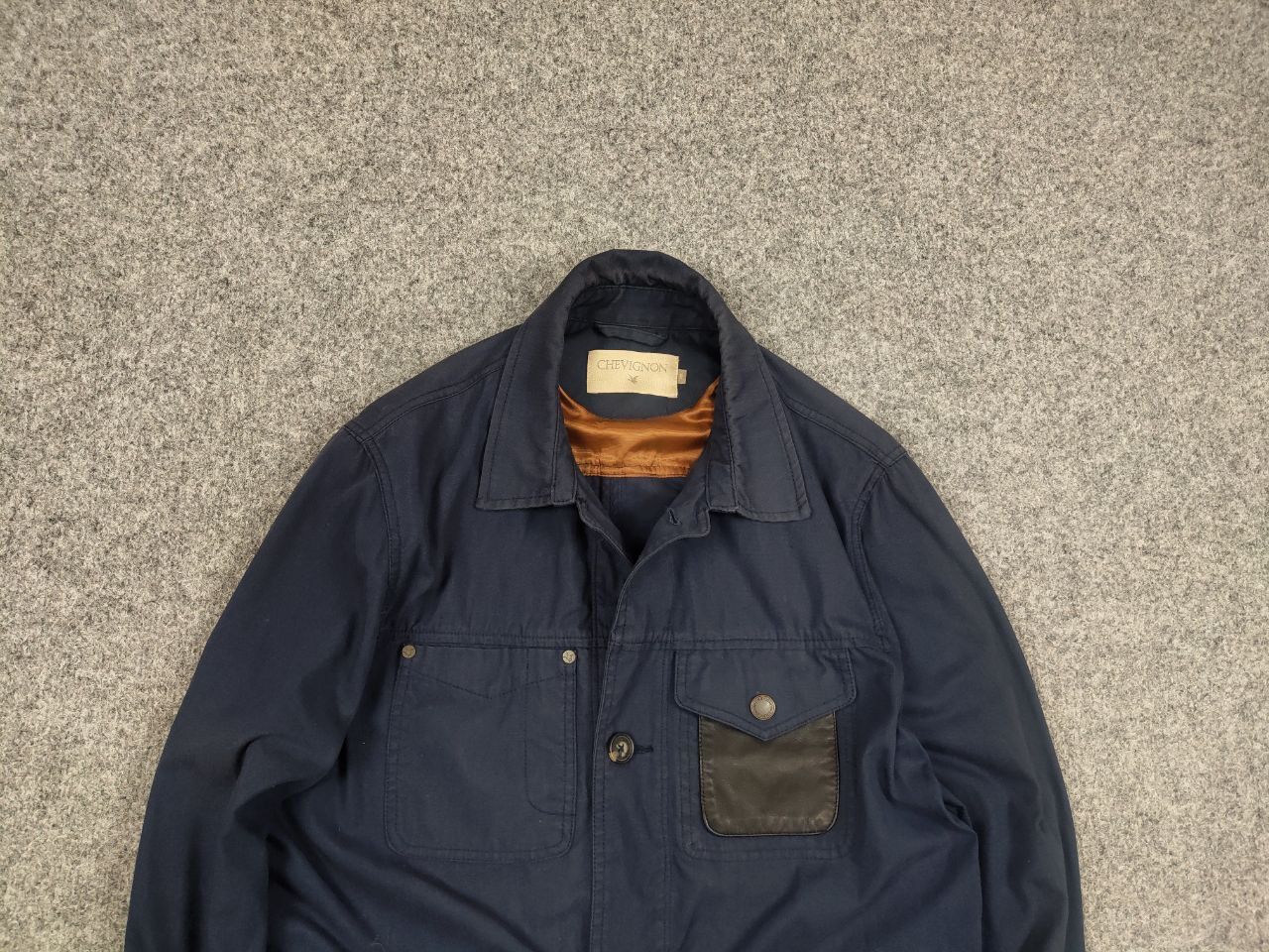 Chevignon Vintage Chevignon Light Pocket blue B Worker Jacket Size US S / EU 44-46 / 1 - 4 Thumbnail