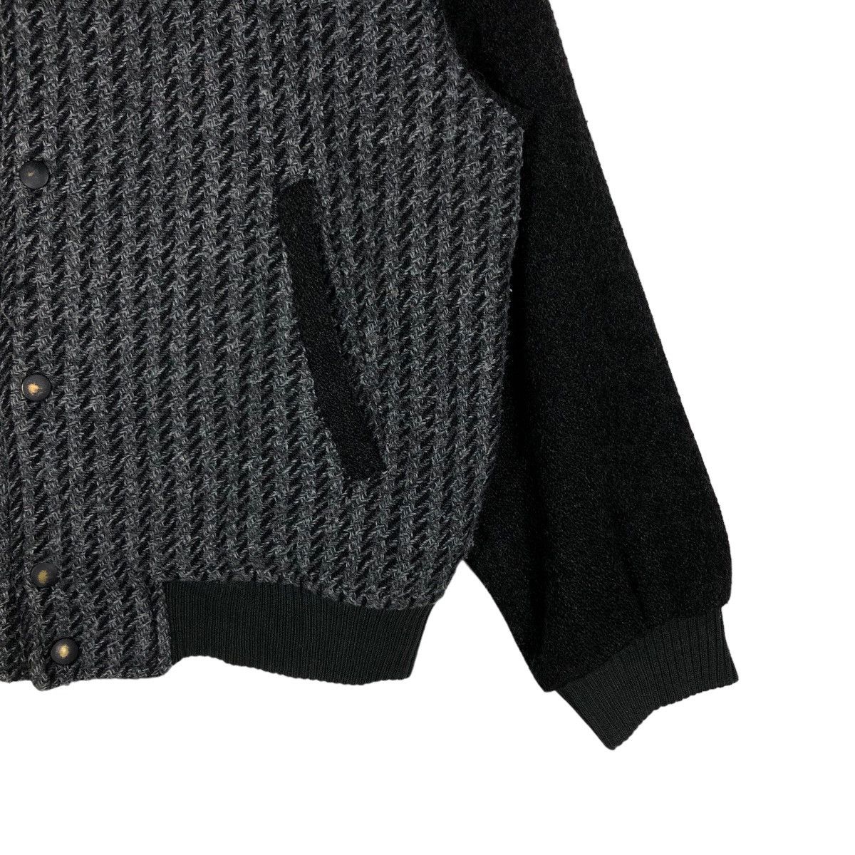 Japanese Brand 🔥Issey Miyake Ceronias Bomber Jacket Herringbone Wool Size US L / EU 52-54 / 3 - 5 Thumbnail