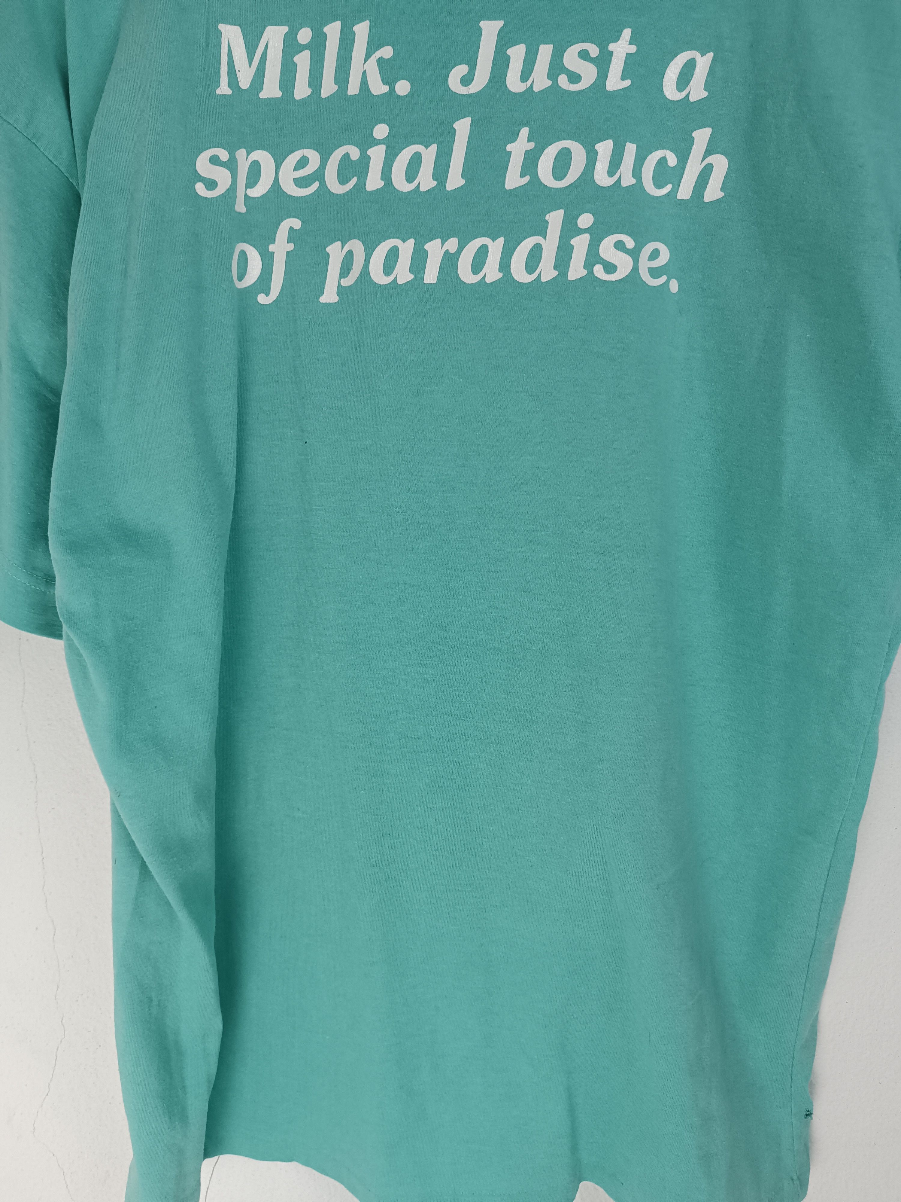 Vintage VINTAGE 90'S MILK SPECIAL TOUCH OF PARADISE TEE VERY RARE Size US M / EU 48-50 / 2 - 19 Thumbnail