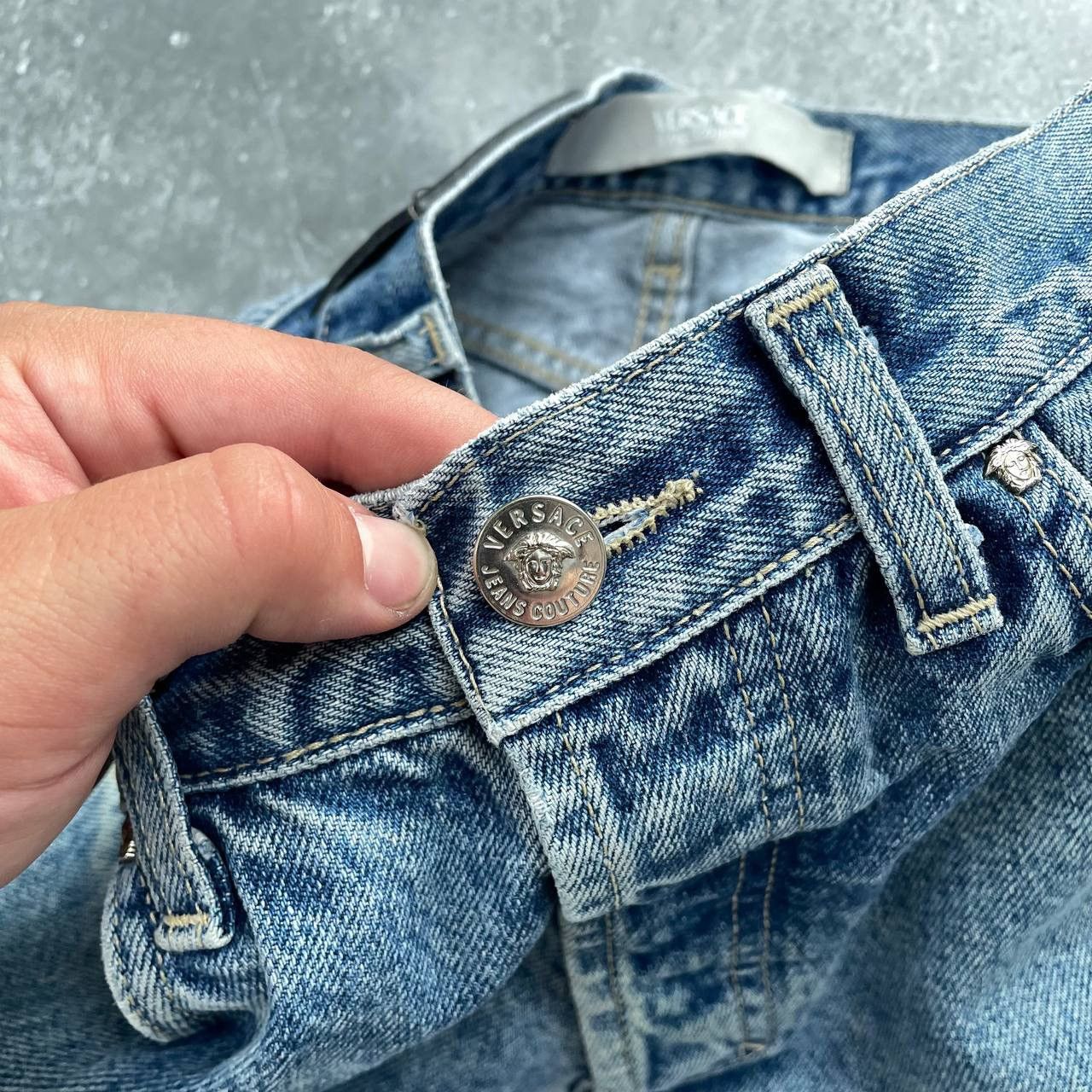 Versace Jeans Couture Vintage Versace Jeans Couture Straight Fit Jeans Blue W28 Size US 28 / EU 44 - 8 Thumbnail