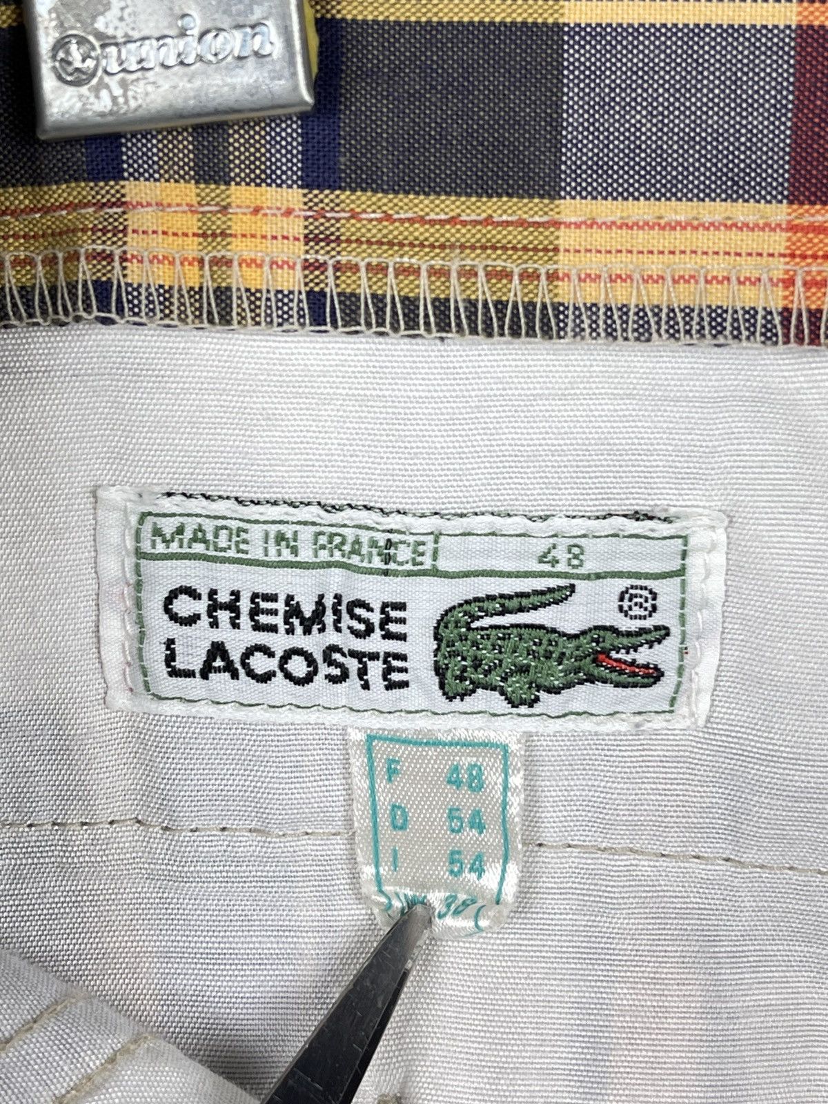 Lacoste Lacoste Chemise Vintage Checkered Shorts Men’s Size 48 Made In France Size US 34 / EU 50 - 13 Thumbnail