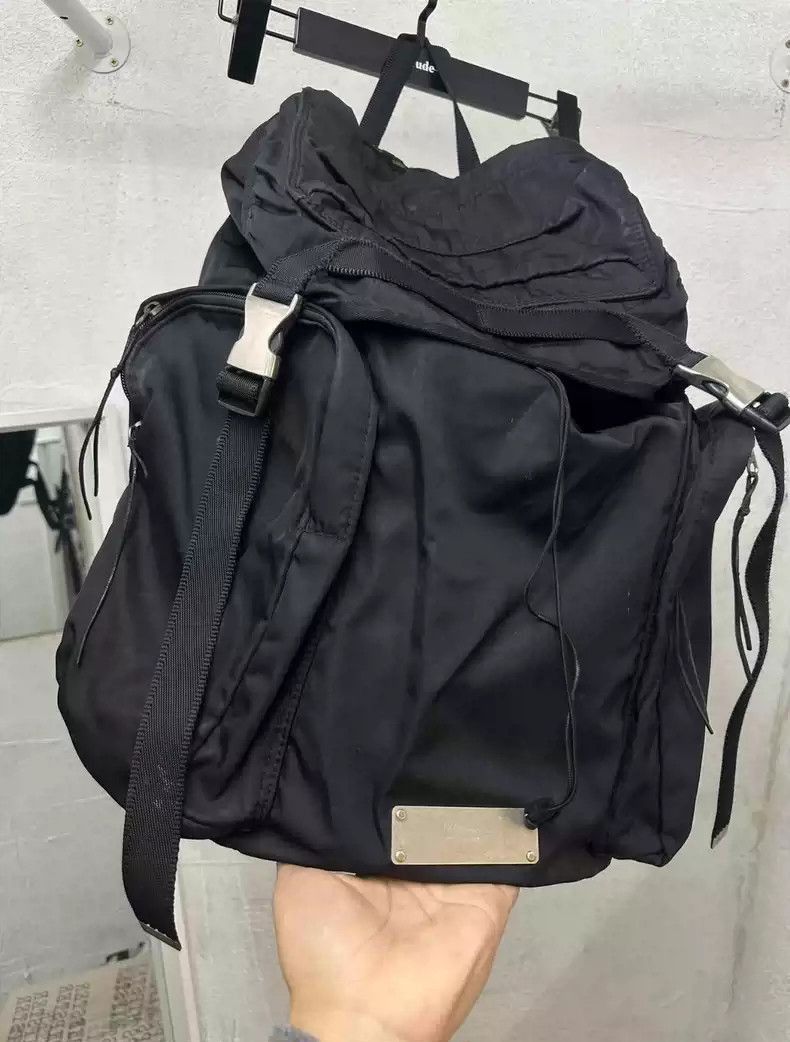 Undercover Undercover Backpack Black Prada style backpack-2505 Size ONE SIZE - 2 Thumbnail