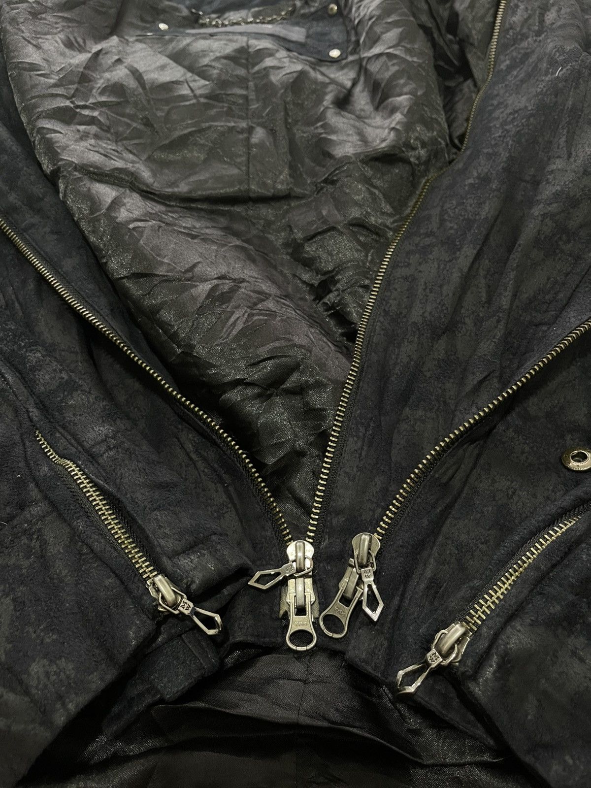 Le Grande Bleu (L.G.B.) 2000s Maniac Work Layered Two Zip Jacket Size US S / EU 44-46 / 1 - 17 Thumbnail
