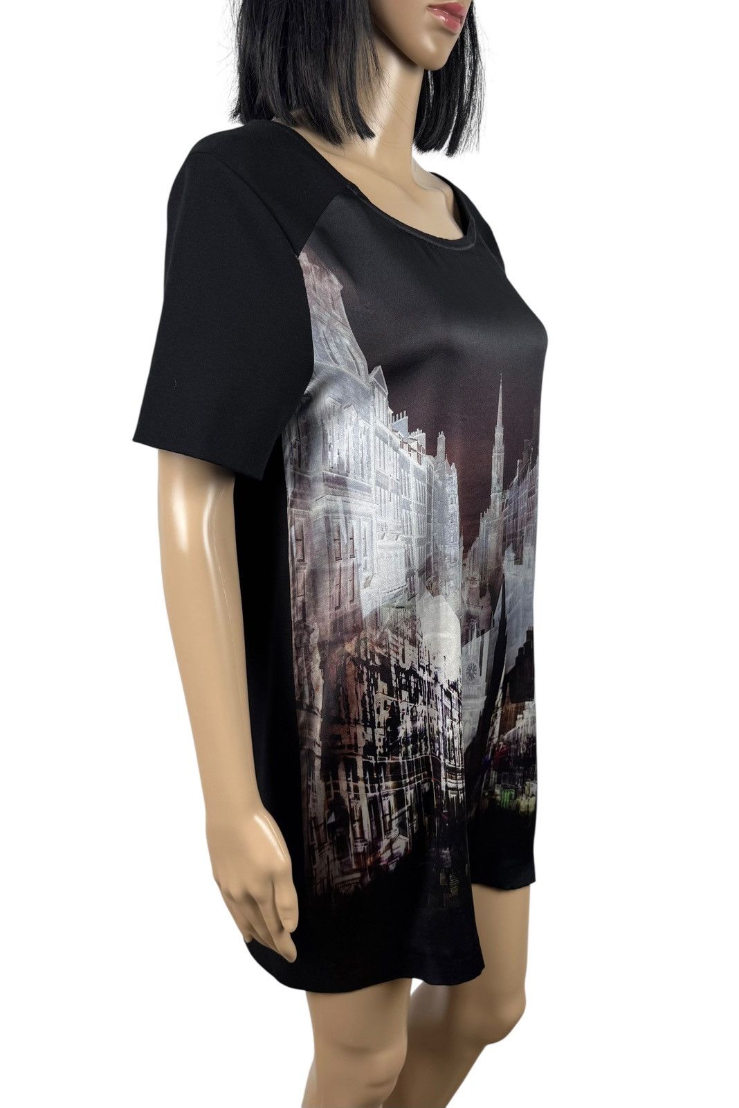 Other Marc Cain Silk Printed Mini Dress Tunic size 4 Size L / US 10 / IT 46 - 3 Thumbnail
