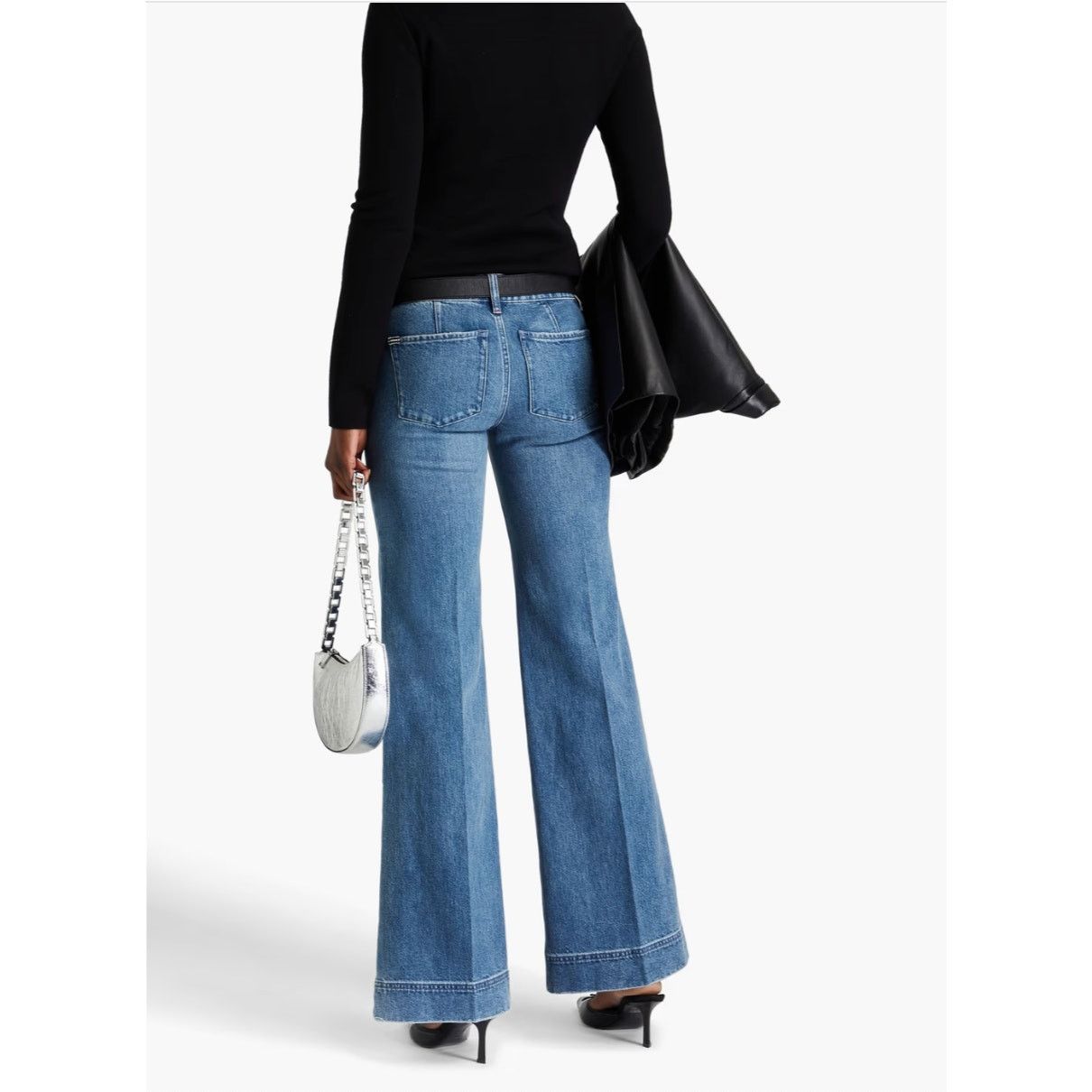 Alice + Olivia ALICE + OLIVIA Brian low-rise wide-leg jeans - Size 32 NWT Size 32" / US 10 / IT 46 - 3 Thumbnail