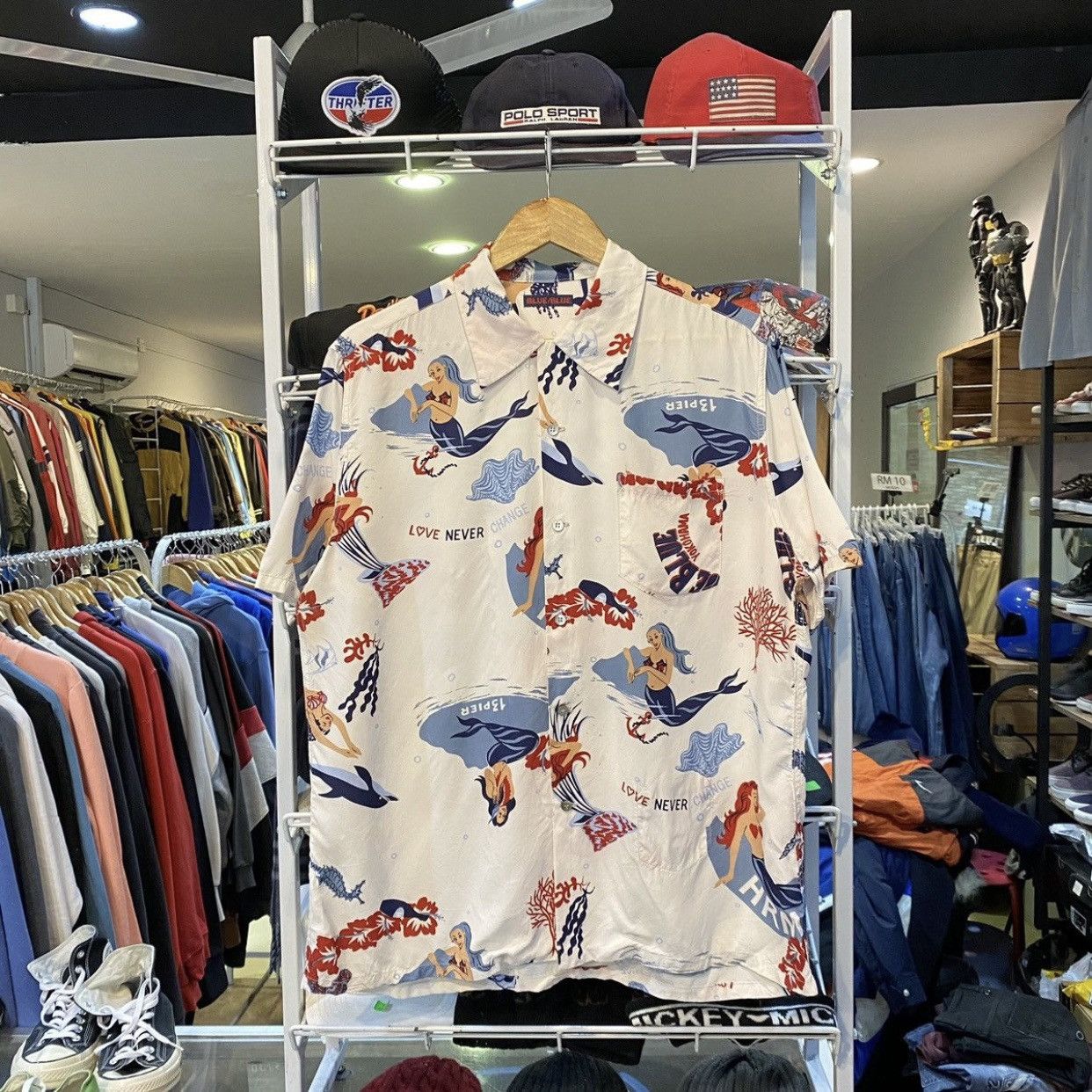 Blue Blue Japan Blue Blue Japan HRMarket Yokohama Mermaid Shirt Size US M / EU 48-50 / 2 - 1 Thumbnail