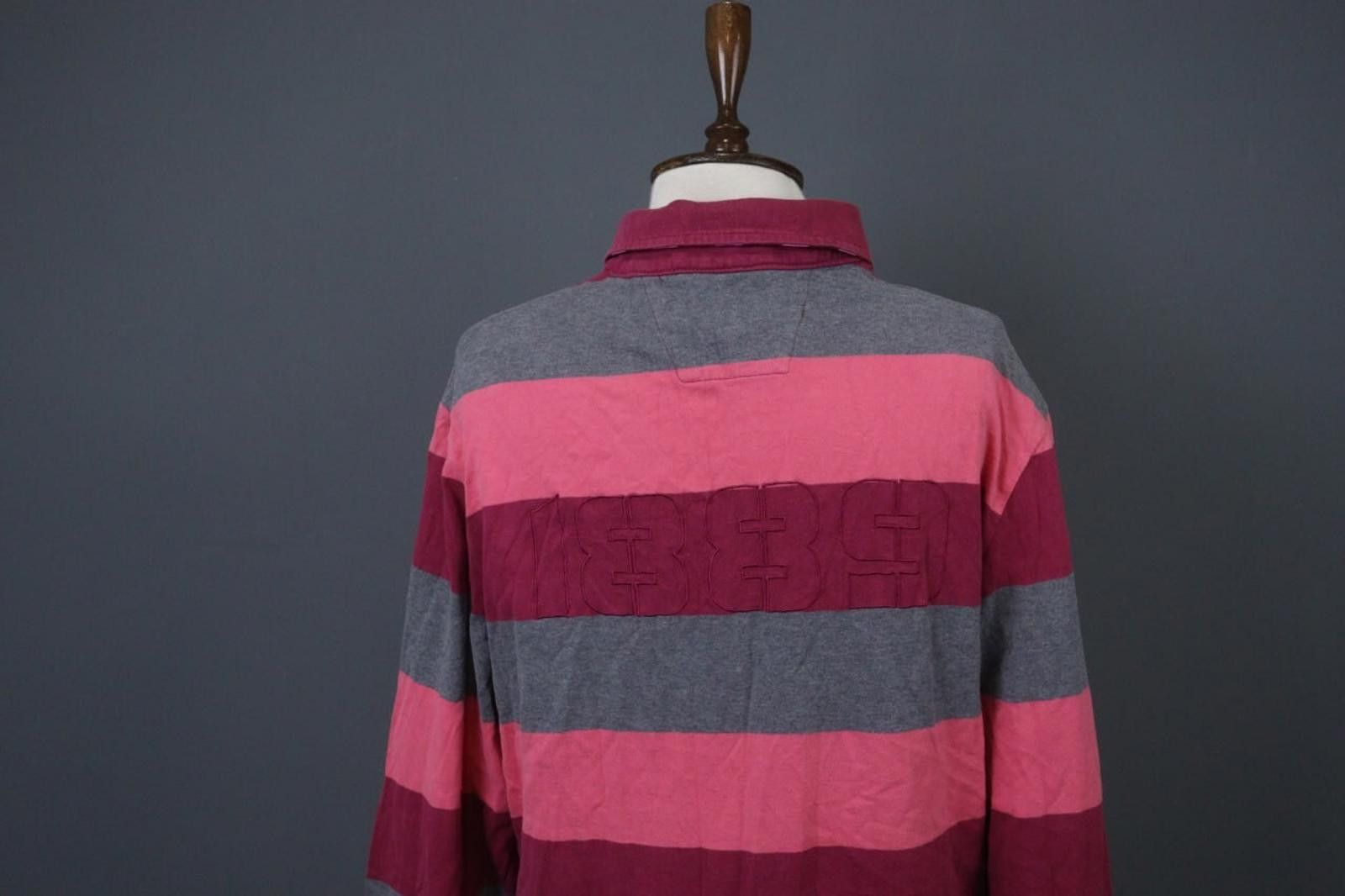 Saint James Saint James Multi Striped Cotton Collared Polo Shirt Size 38 Size US M / EU 48-50 / 2 - 9 Thumbnail