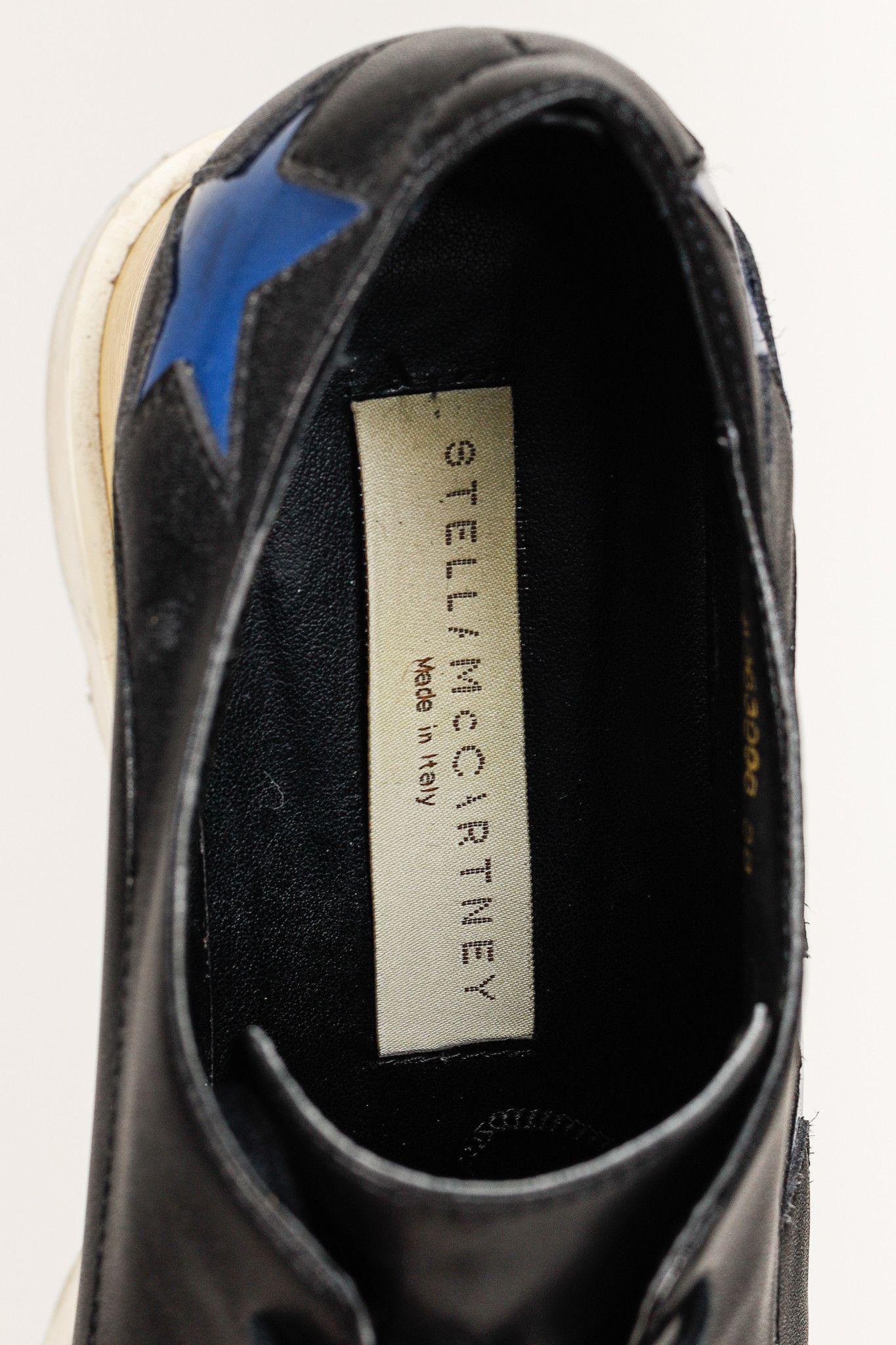 Stella McCartney Elyse Star Vegan-Leather Lace-Up Platforms