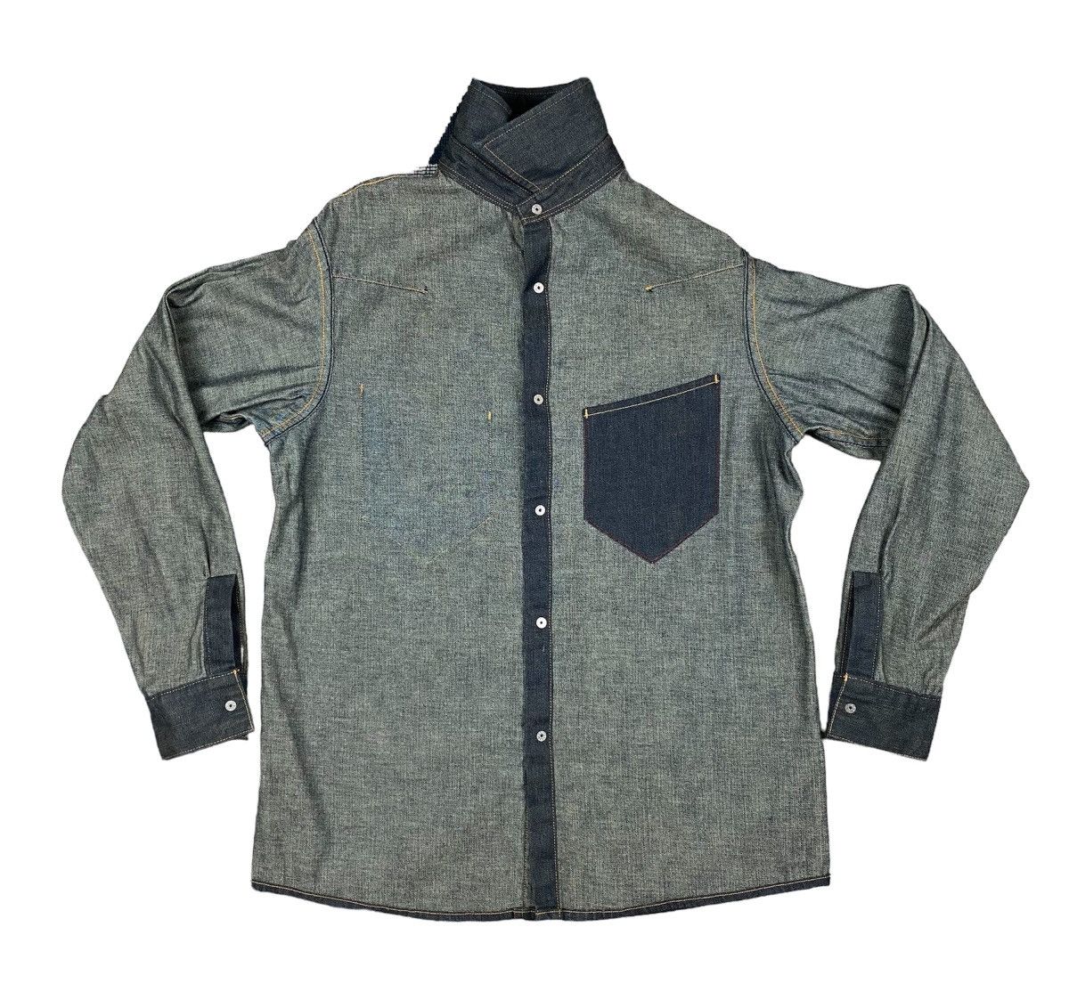 Edwin × Vintage Vintage E Function Edwin Denim Shirt Size US M / EU 48-50 / 2 - 3 Thumbnail
