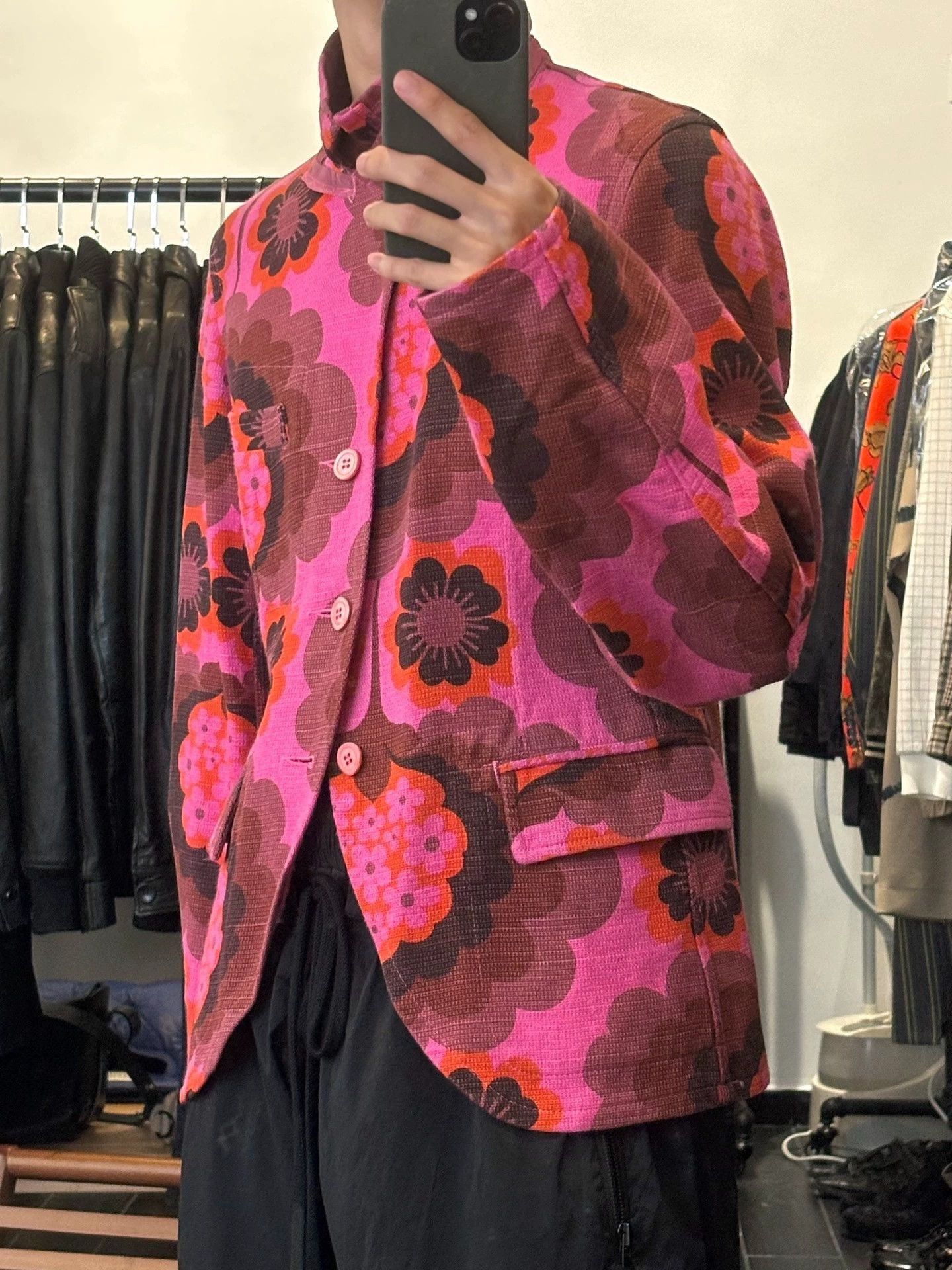 Comme des Garcons Multi Floral Pattern Button-Up Shirt Size US S / EU 44-46 / 1 - 3 Thumbnail