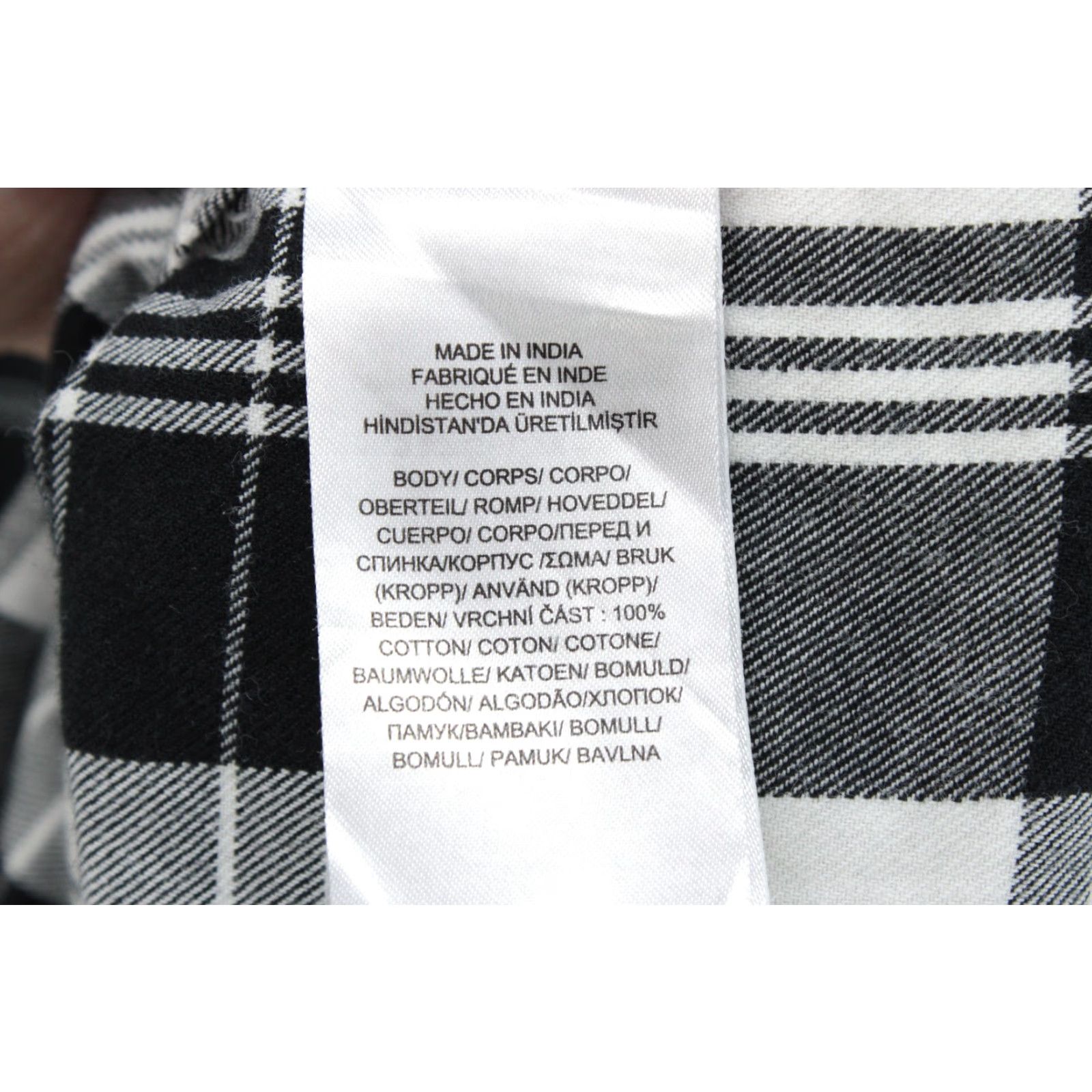 Ralph Lauren Lauren Ralph Lauren Flannel Shirt Womens 3X Black White Plaid Long Sleeve Soft Size XXL / US 16-18 / IT 52-54 - 7 Thumbnail
