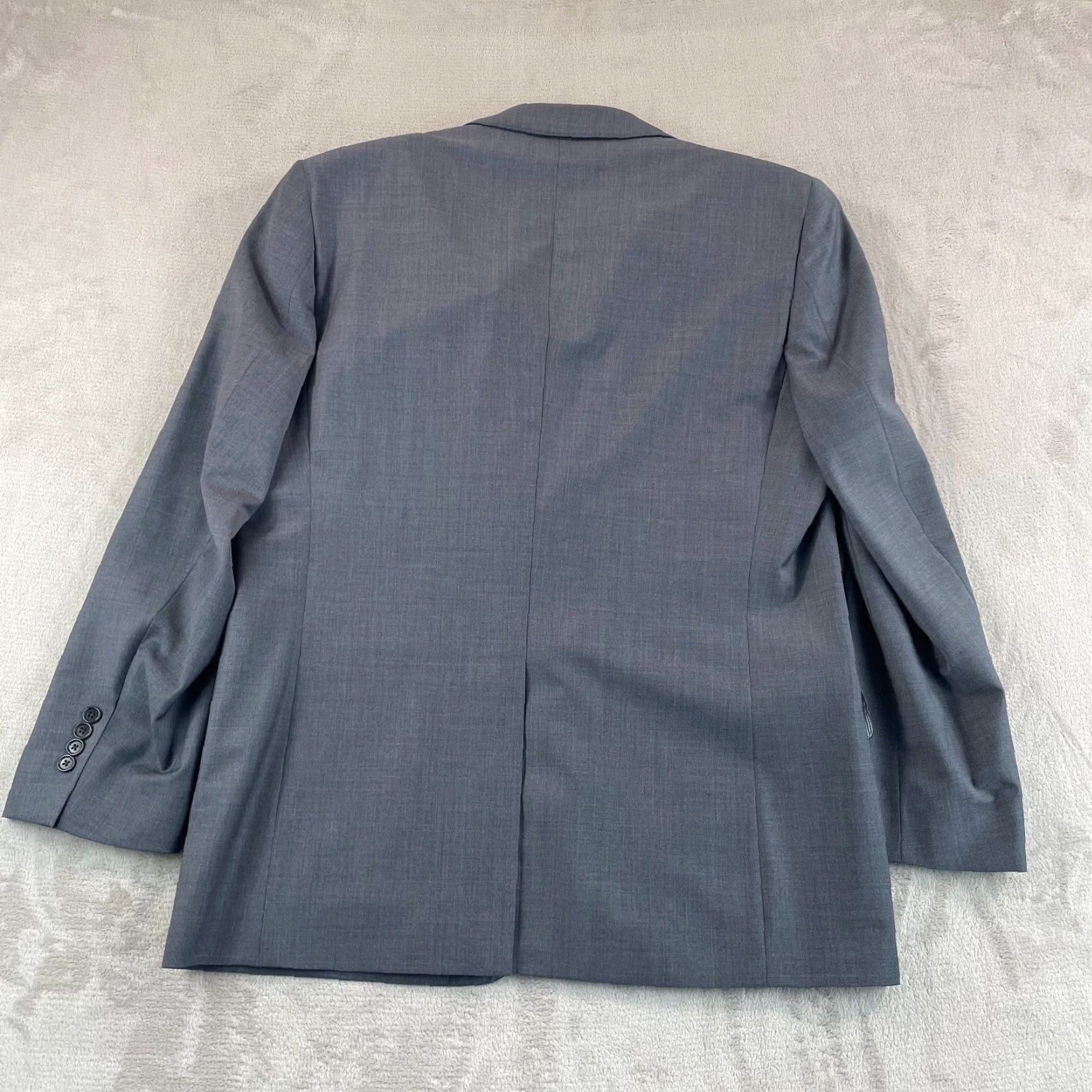 Brooks Brothers Brooks Brothers Explorer Madison Fit Suit Men 46L Grey Wool 2 Piece Pants 38x30 Grey Wool Straight Madison Fit Men Suit Size 46R - 7 Thumbnail