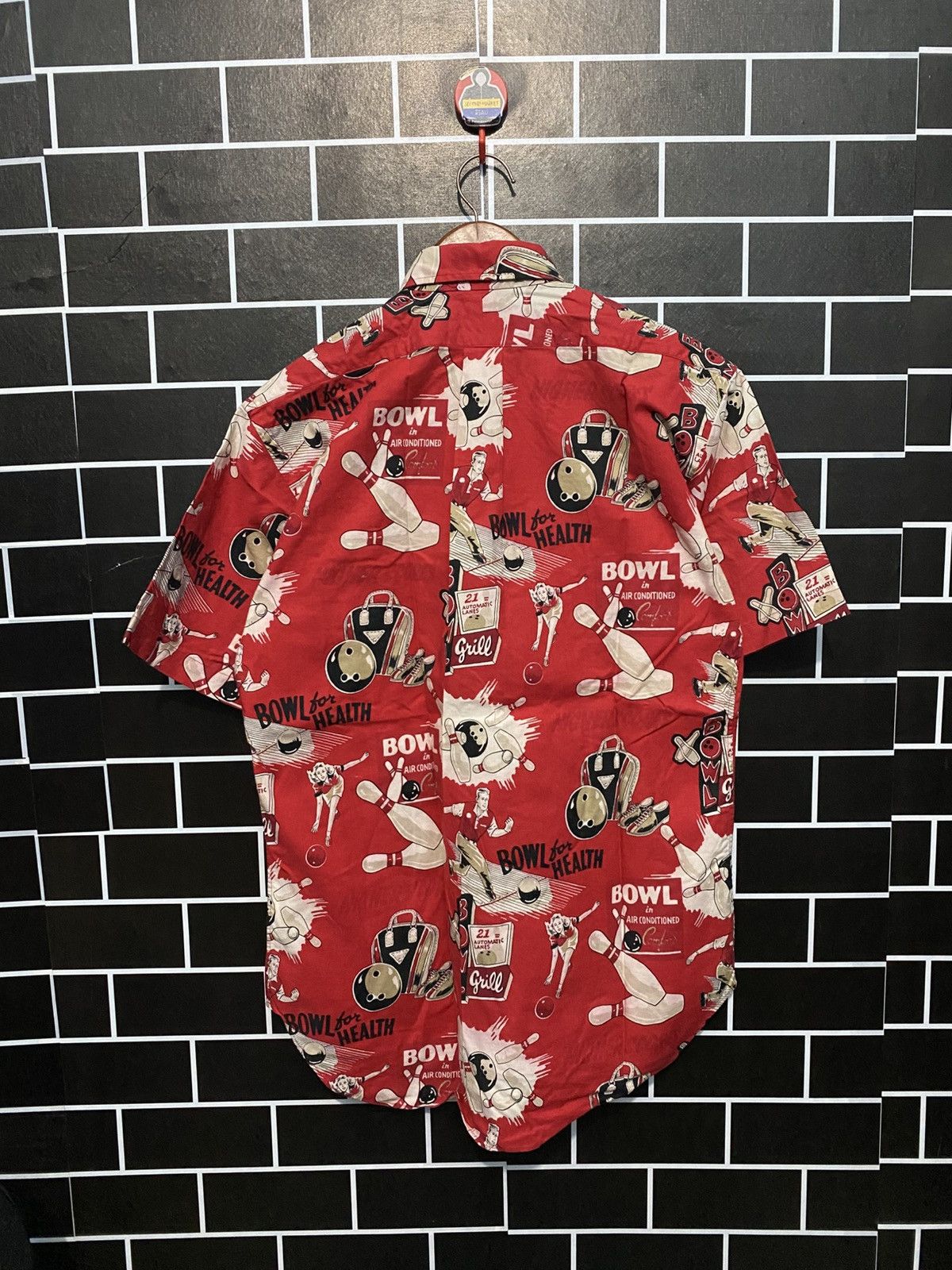 Dry Bones × Vintage Dry Bones single needle vintage AOP Bowling Shirts Size US S / EU 44-46 / 1 - 5 Thumbnail