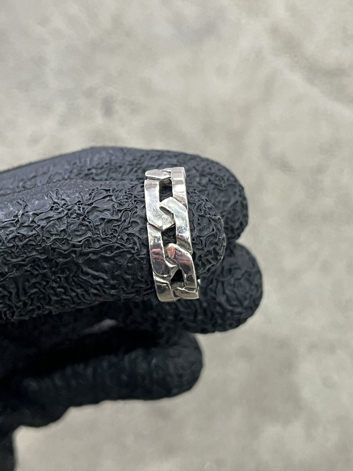 Other Vintage Sterling Silver Link Ring (unisex) Size ONE SIZE - 2 Thumbnail