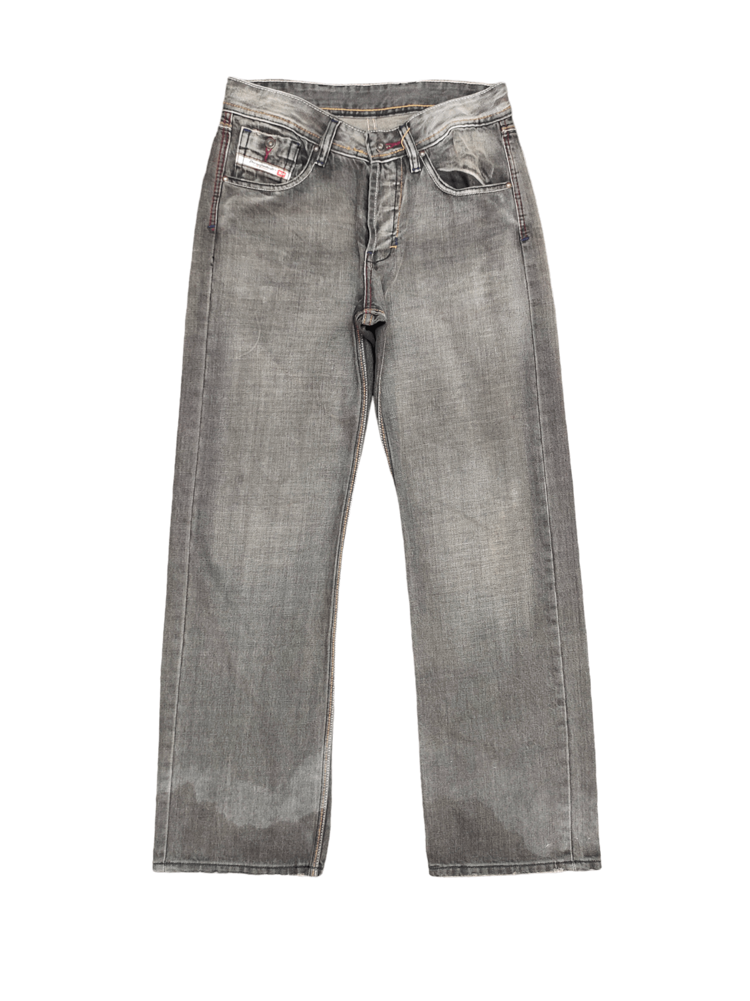 Diesel Wide Leg Jeans Diesel Stone Wash Denim Loose Y2k Streetwear Size US 31 - 1 Thumbnail