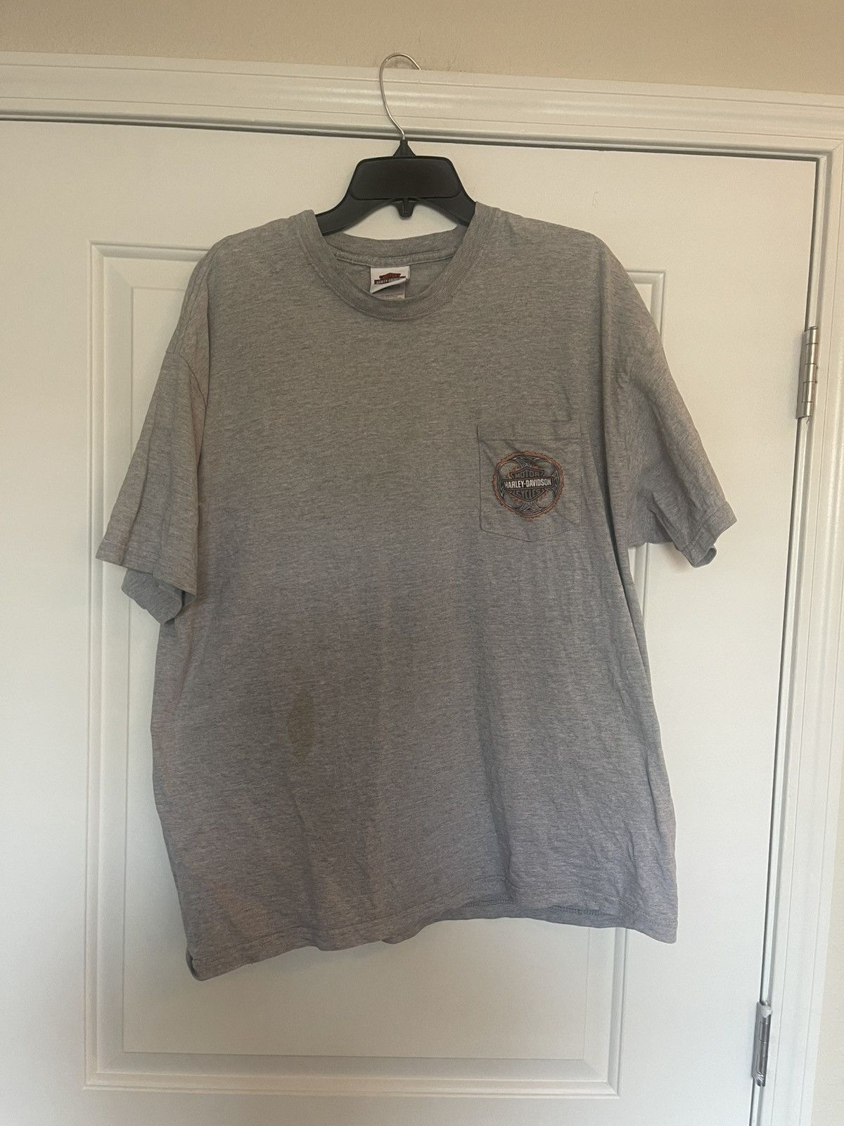 Harley Davidson × Vintage Harley-Davidson Mens T-Shirt Gruene New Braunfels Texas Size US XL / EU 56 / 4 - 1 Thumbnail