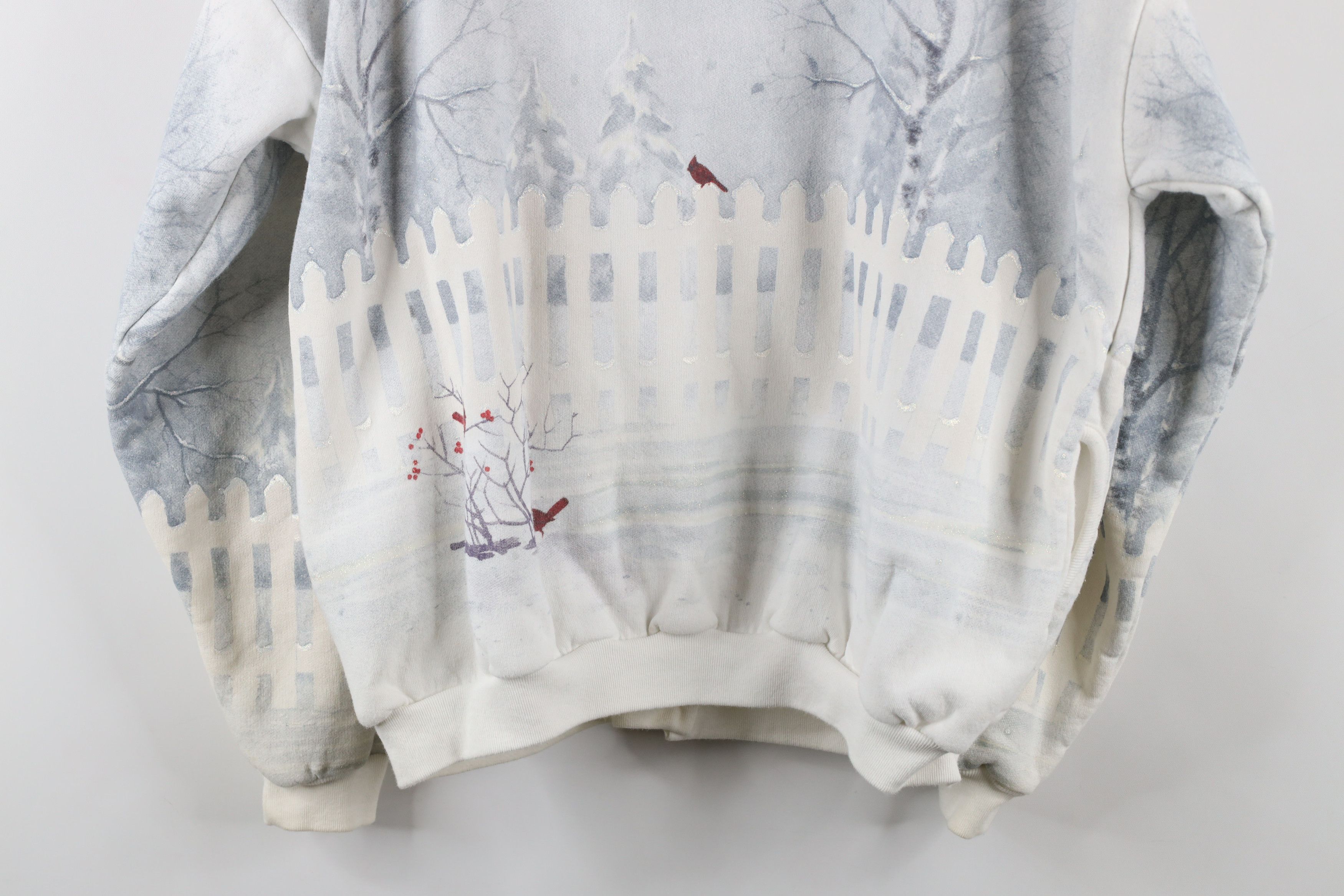 Vintage Vintage 90s Streetwear All Over Print Cardigan Sweatshirt Size L / US 10 / IT 46 - 16 Thumbnail