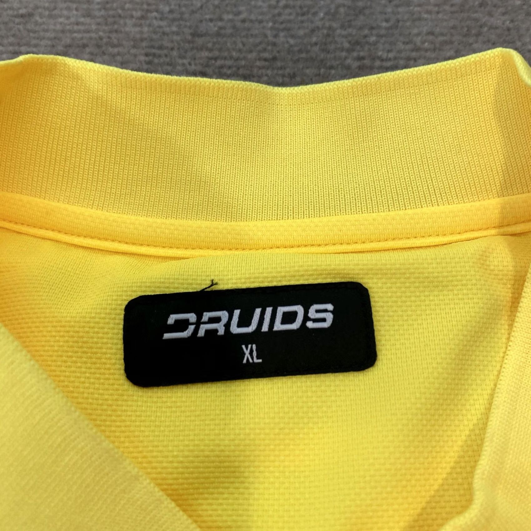 Vintage Druids Polo Shirt Mens XL Performance Golf Stretch Lightweight Top Yellow Size US XL / EU 56 / 4 - 4 Thumbnail