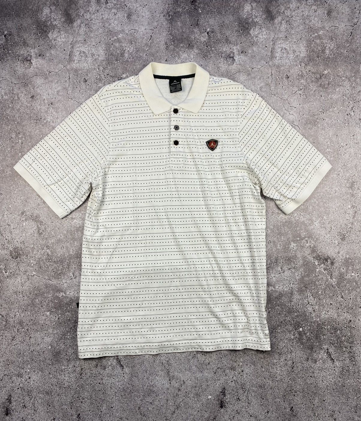 Jordan Brand × Nike × Vintage Rare striped Jordan jumpman polo vintage 90s Y2K Size US L / EU 52-54 / 3 - 1 Thumbnail