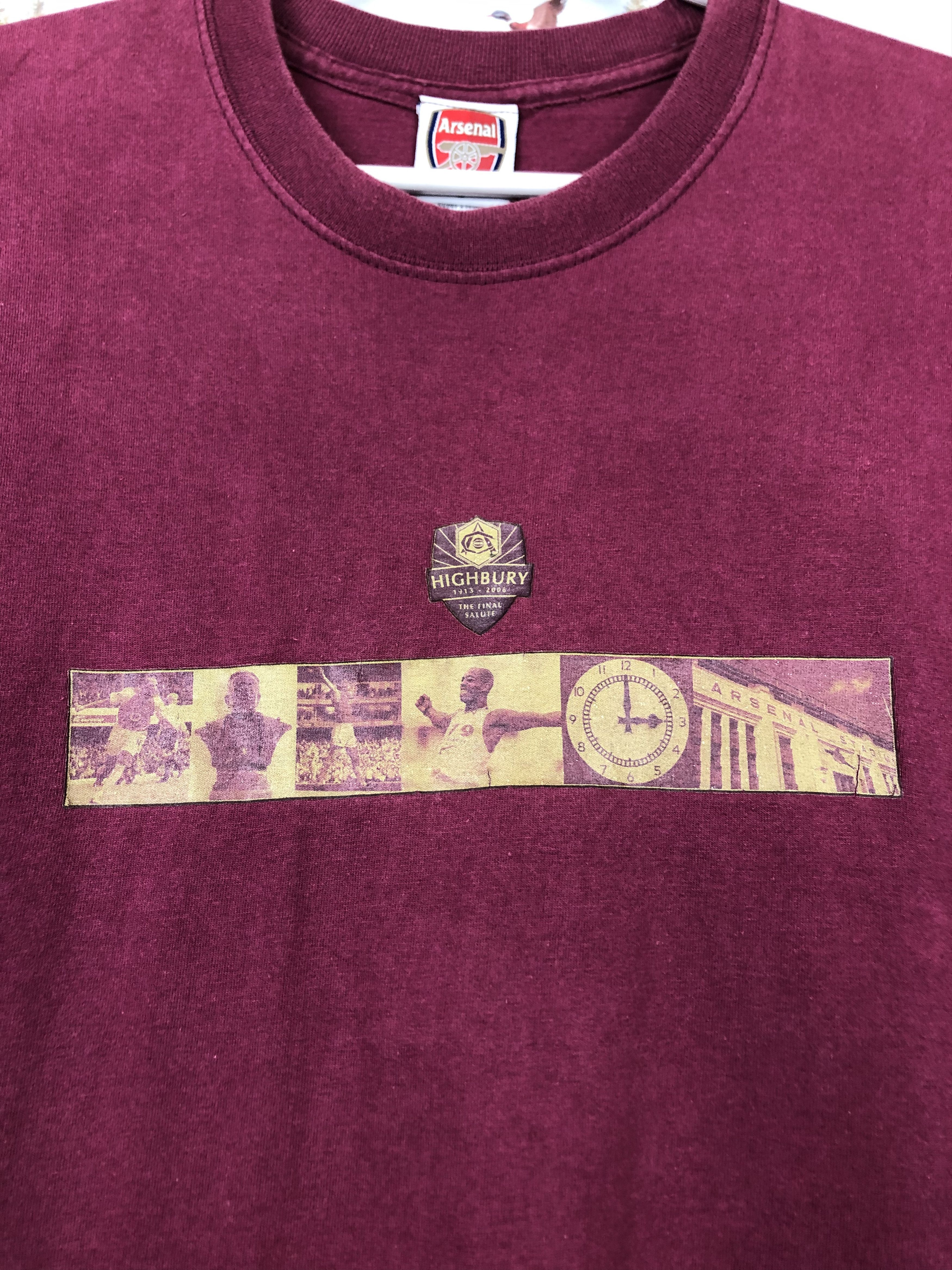 Vintage Vintage Arsenal Football Shirt Highbury Stadium Soccer Tee Size US M / EU 48-50 / 2 - 6 Thumbnail
