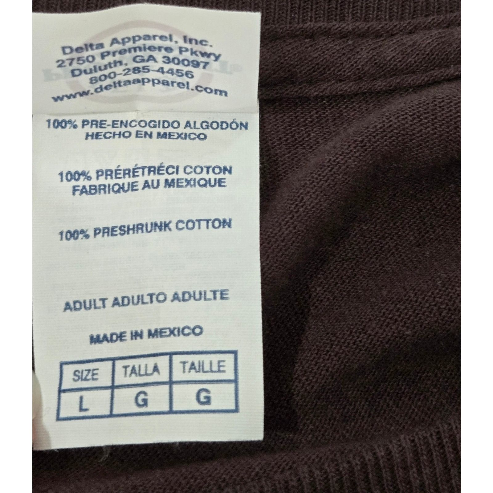 Delta Delta Brown Tan American Made Liberty Or Death Shirt Large Size US L / EU 52-54 / 3 - 4 Thumbnail