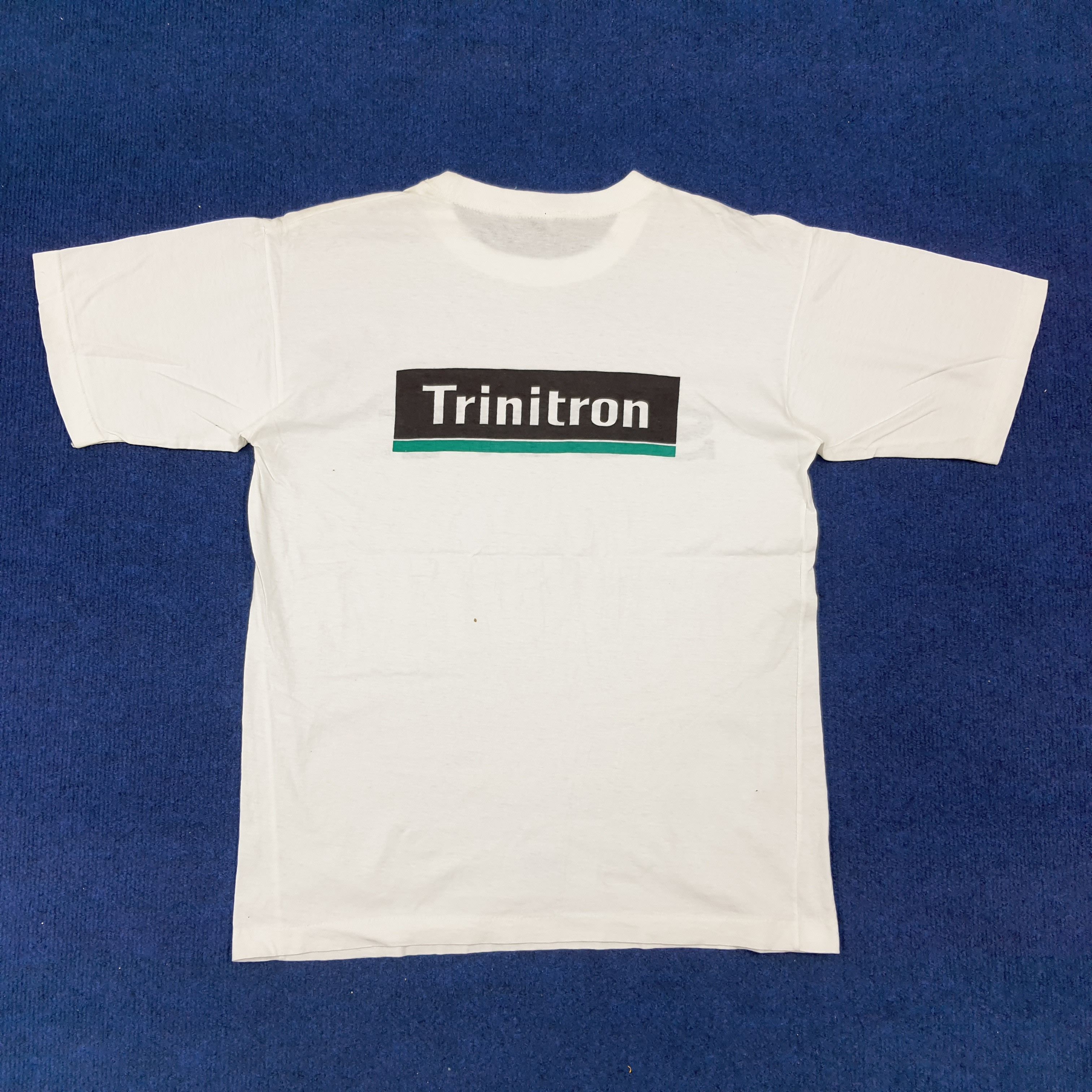 Japanese Brand × Sony × Vintage Vintage SONY Trinitron Spell Out Japanese Brand Tshirt Size US M / EU 48-50 / 2 - 3 Thumbnail