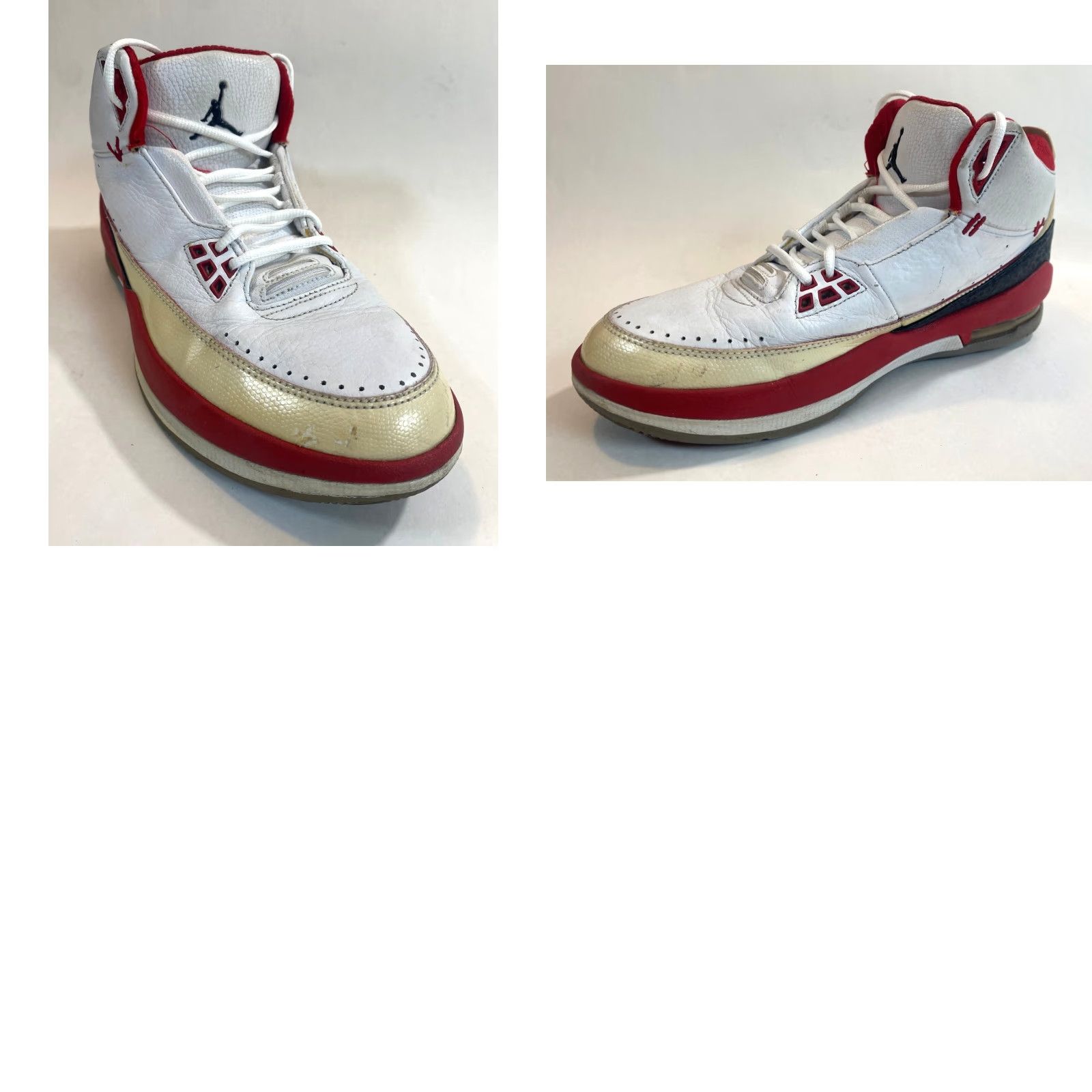 Nike VINTAGE Nike Air Jordan 2.5 Retro Team White Varsity Red 331987-103 USA 10.5 Mens Sneaker High Top Shoes Size US 10 / EU 43 - 10 Thumbnail