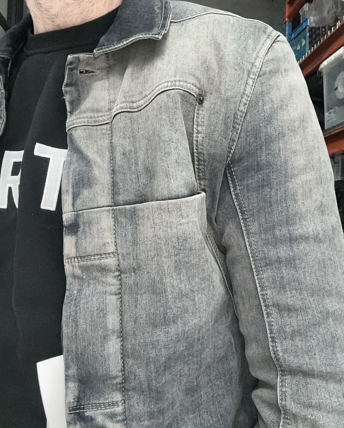 Rick Owens Drkshdw Rick Owens Denim Lab Jacket Size US L / EU 52-54 / 3 - 12 Thumbnail