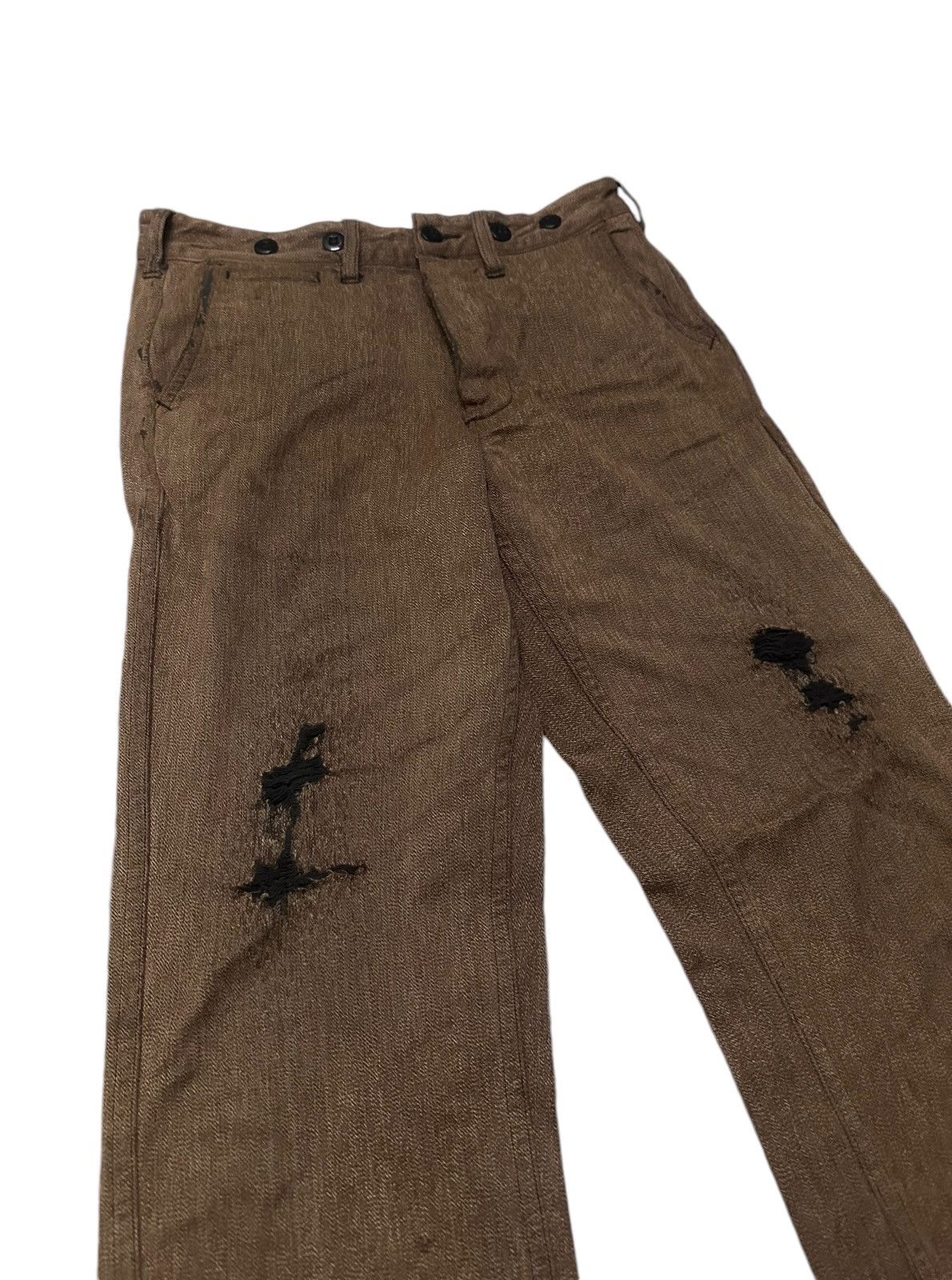 Sugar Cane Sugar cane buckle back distressed style jeans s30 Size US 30 / EU 46 - 4 Thumbnail