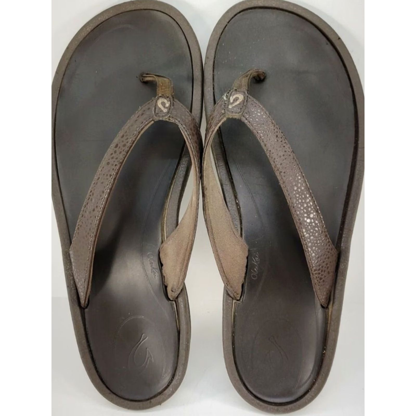 Olukai OluKai Ohana Sandals Flip Flops Thong Toe Post Brown Women’s 9 EU 39 Slip On Casual Coastal Comfort Size US 9 / IT 39 - 6 Thumbnail