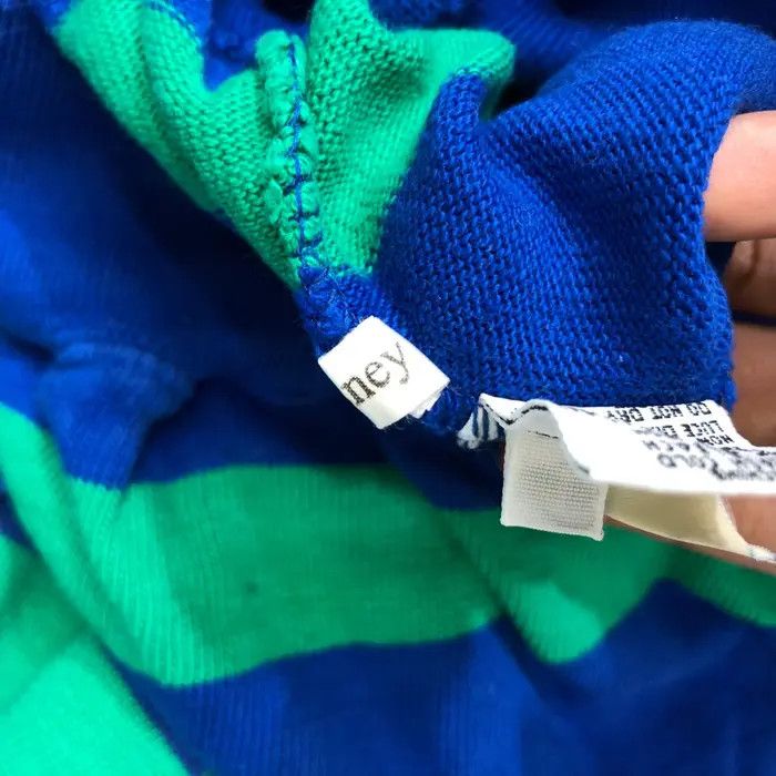 Benetton Vtg BENETTON x MICKEY MOUSE Embroidery Striped Sweatshirt Size US L / EU 52-54 / 3 - 10 Thumbnail