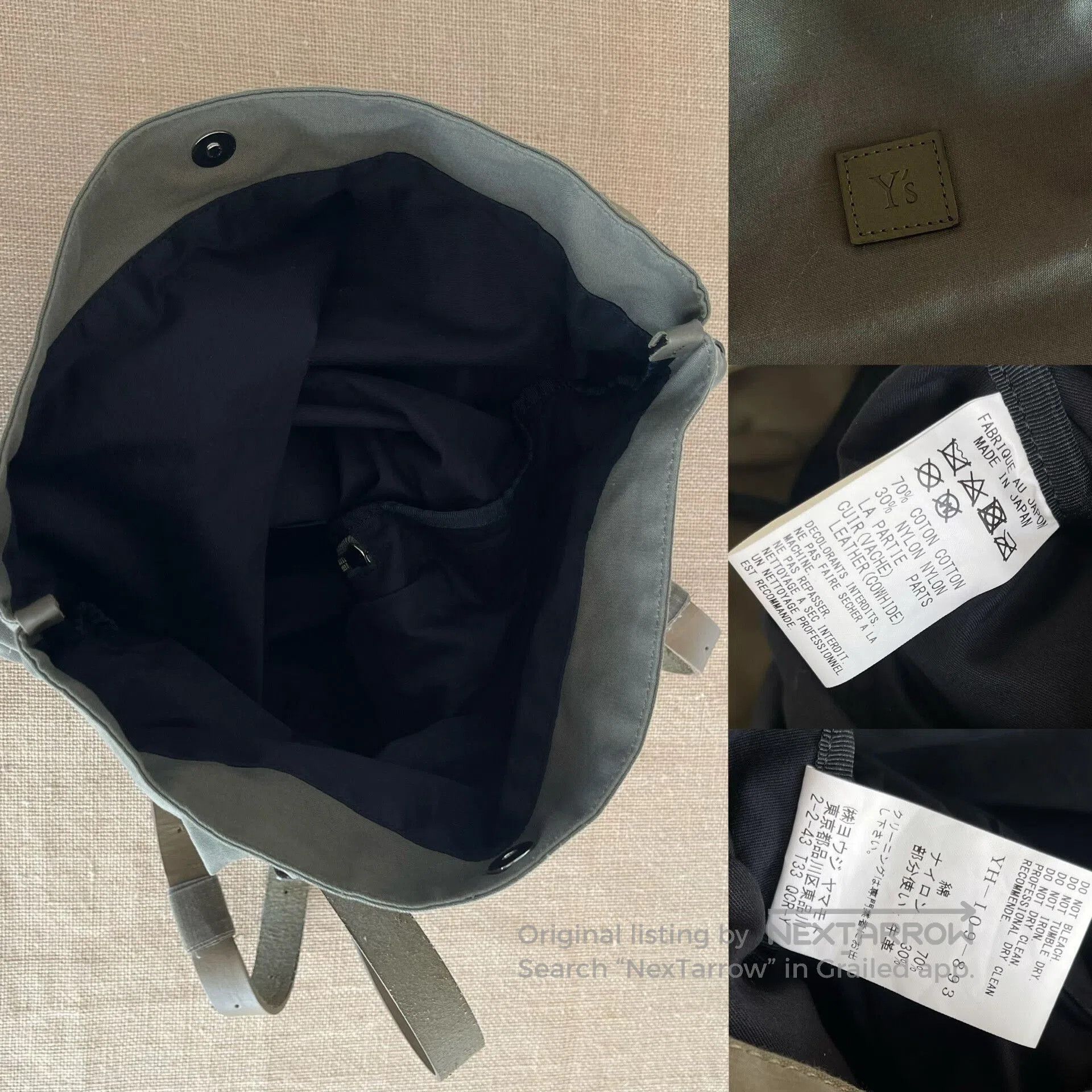 Y's Y's Military Outdoor Function Bag. Size ONE SIZE - 9 Thumbnail