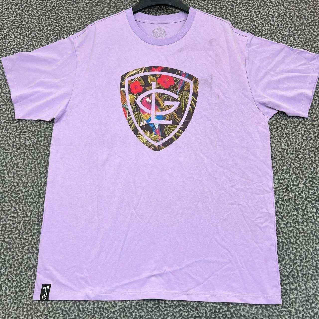 Grassroots California Greg Lutzka Shirt Men Purple Short Sleeve Cotton XL Size US XL / EU 56 / 4 - 1 Thumbnail