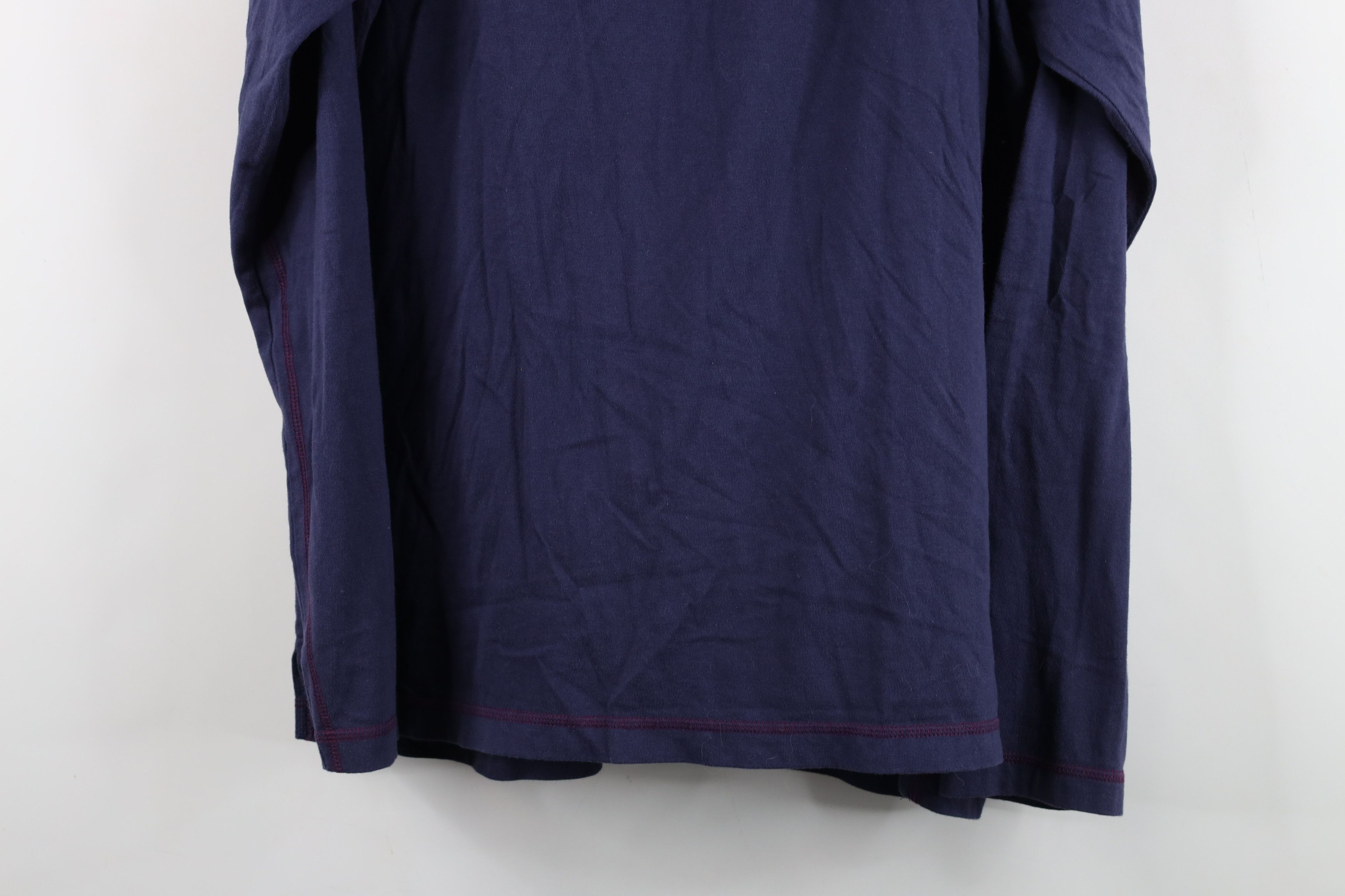 Vintage Vintage 90s Streetwear Block Long Sleeve Henley T-Shirt Size US XL / EU 56 / 4 - 13 Thumbnail