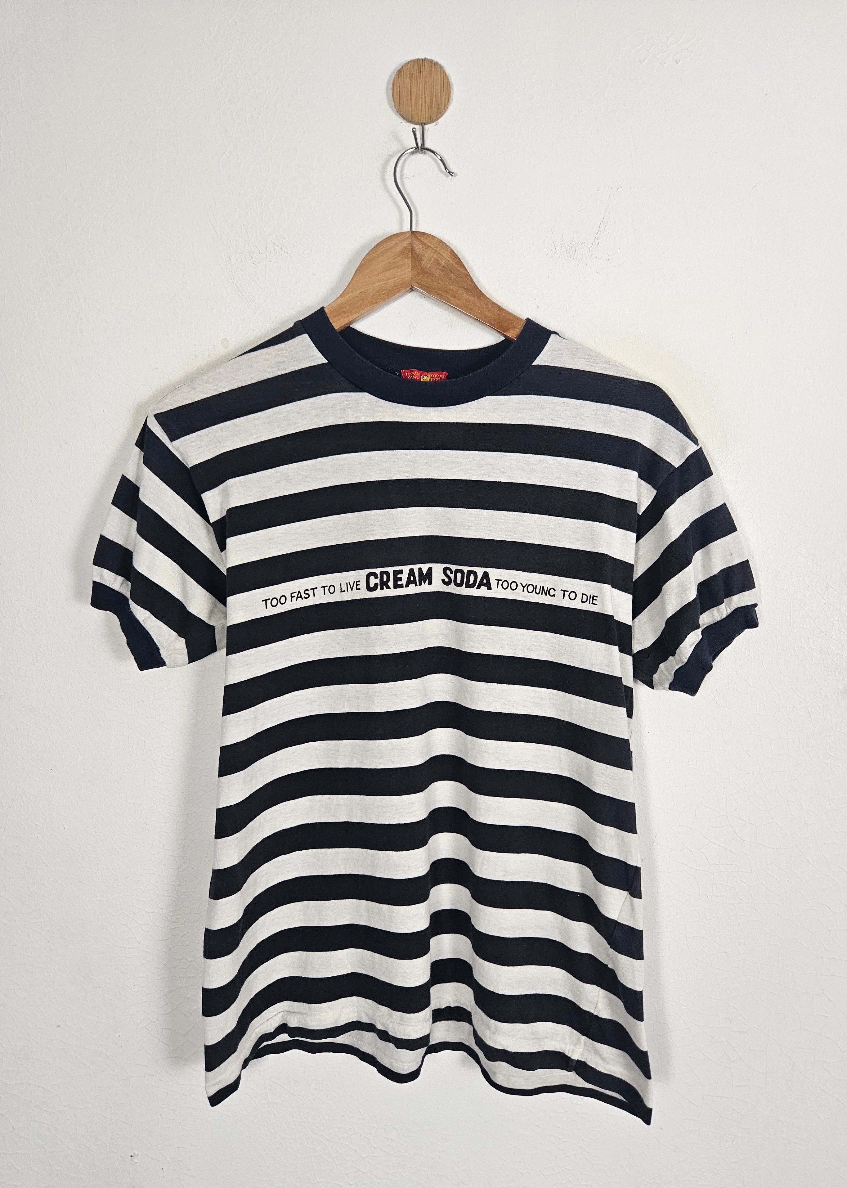 Japanese Brand Too Fast Too Live Too Young Too Die by Cream Soda tee shirt Size US XS / EU 42 / 0 - 1 Thumbnail