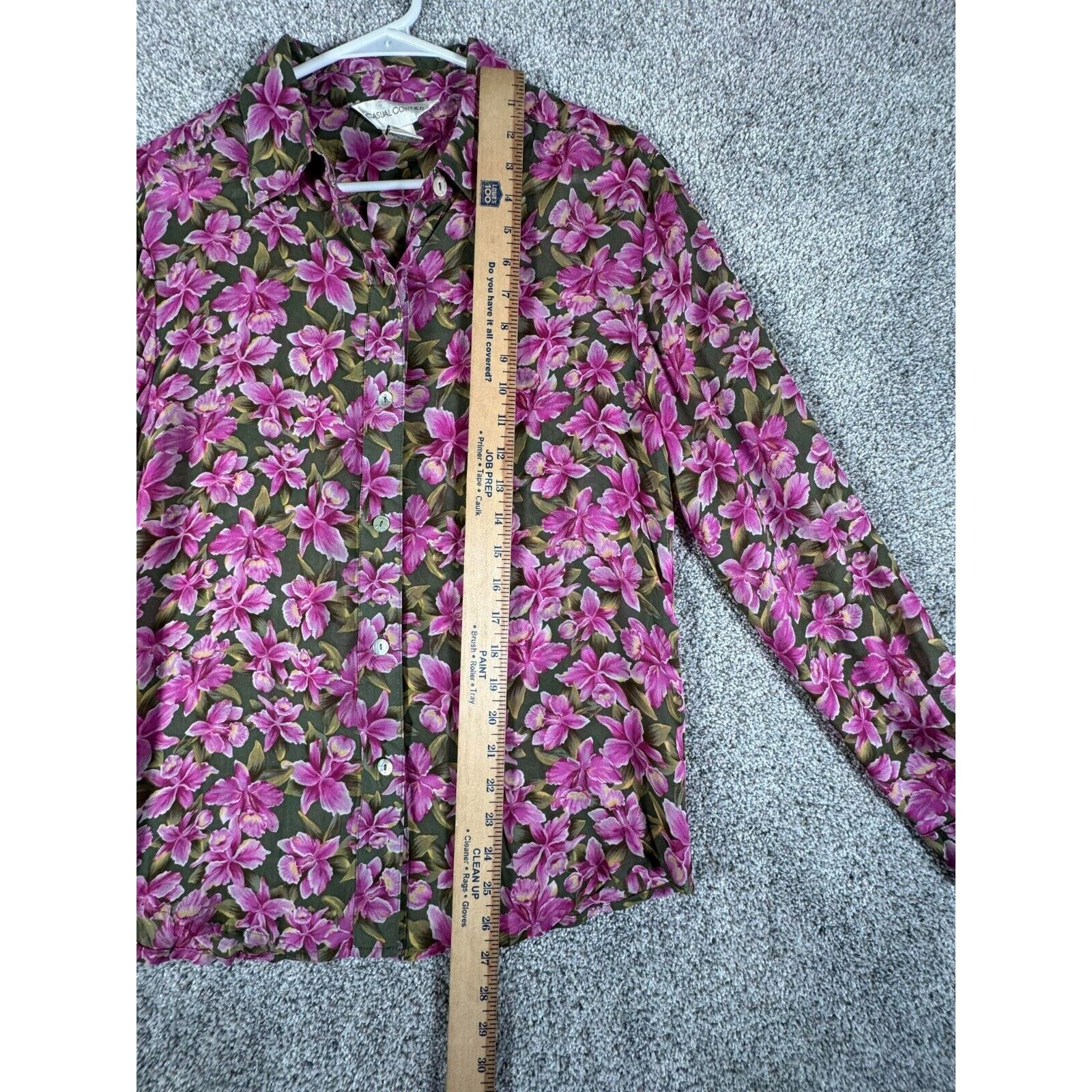 Other Casual Corner Blouse Womens 8 Cottagecore Vintage 90s Dainty Size M / US 6-8 / IT 42-44 - 2 Thumbnail
