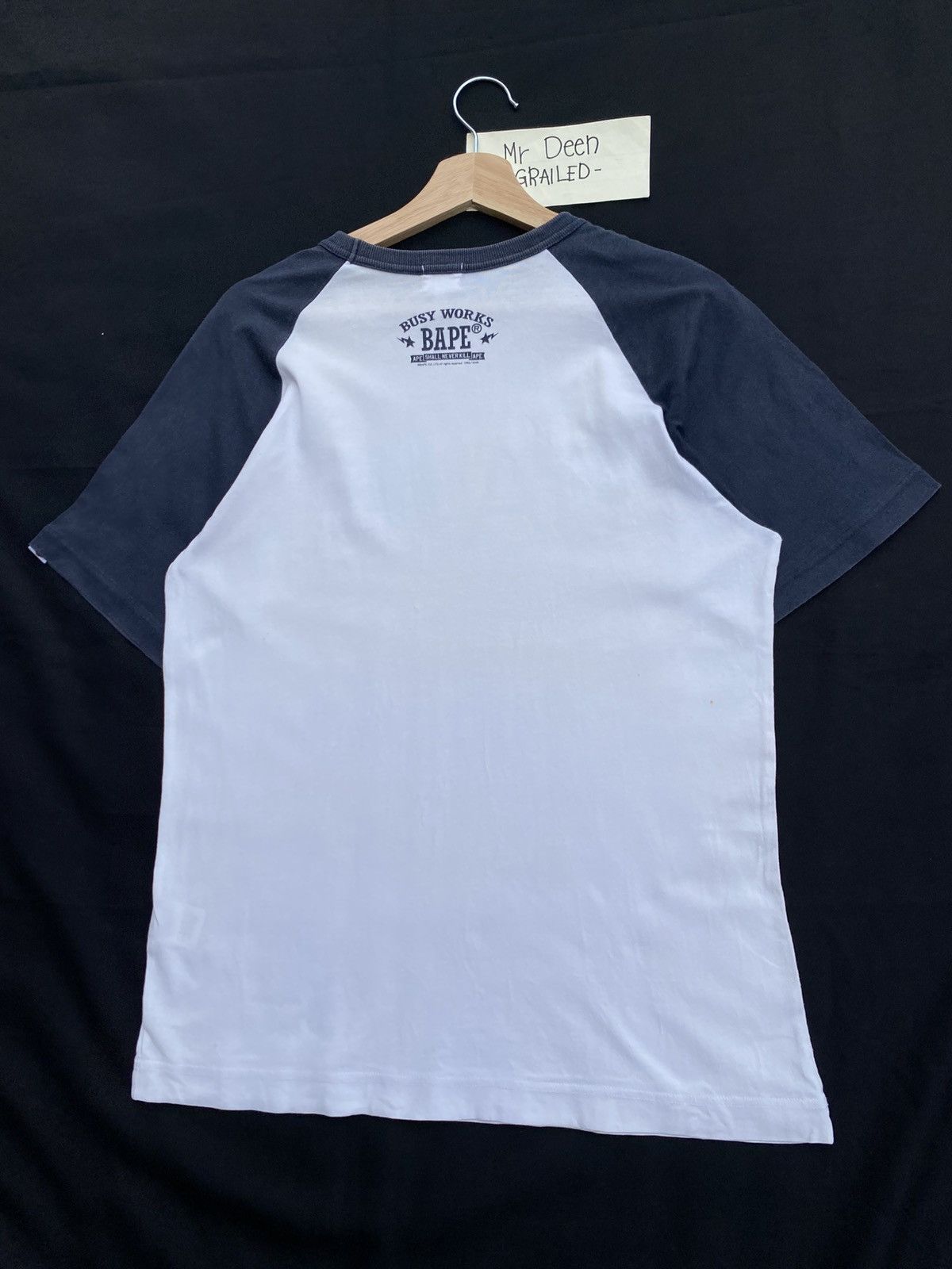 Bape Rare BAPE Blue Love Heart Sign Tshirt Size US M / EU 48-50 / 2 - 20 Thumbnail