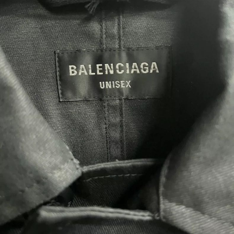 Balenciaga Balenciaga Black breast pocket solid lapel single breasted Size US M / EU 48-50 / 2 - 3 Thumbnail