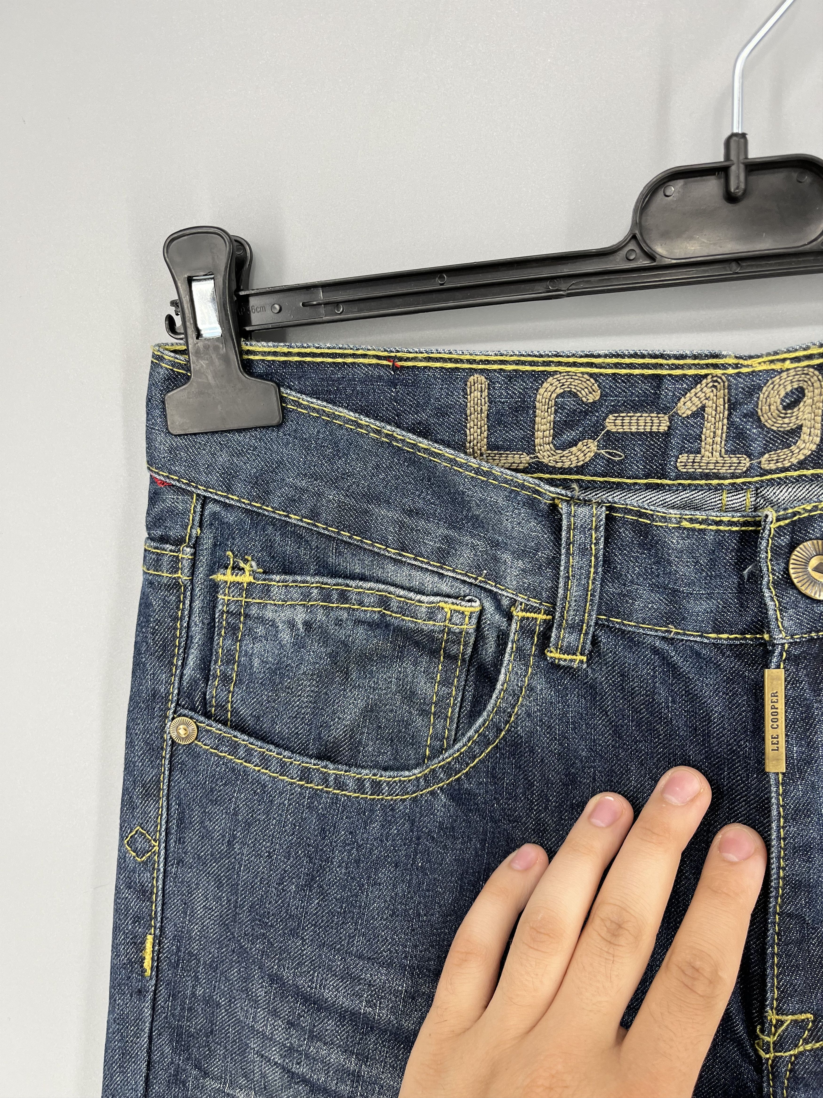 Japanese Brand × Lee NEW! Distressed Lee Cooper Stone Washed Denim Ripped Jean Size US 30 / EU 46 - 5 Thumbnail