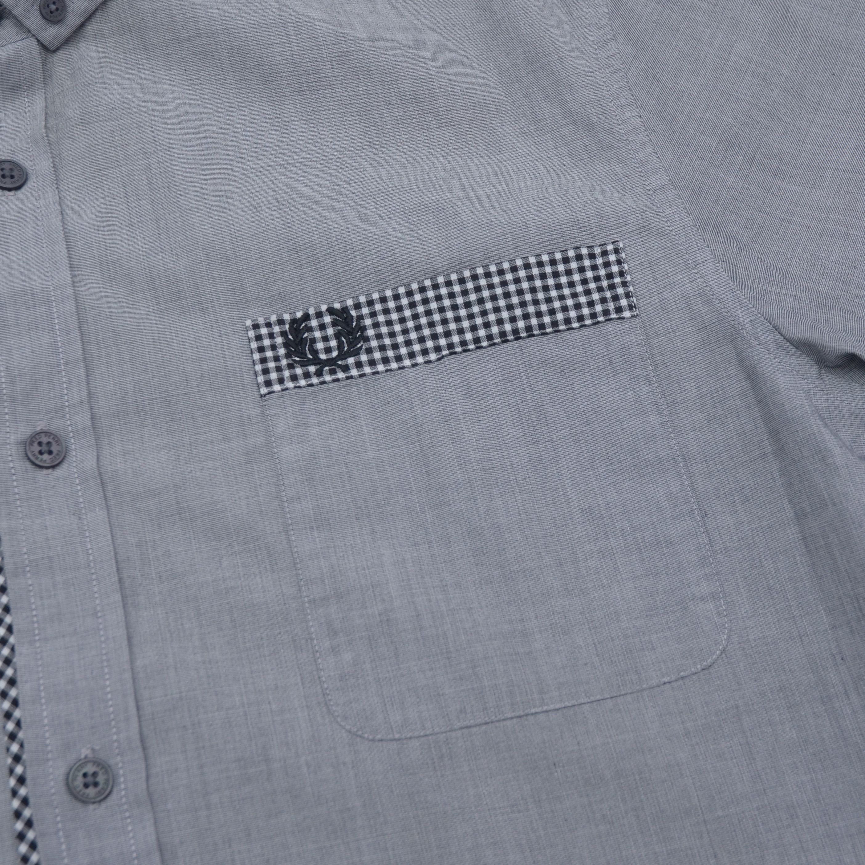 Fred Perry Fred Perry Shirt Medium Gray Check Short Sleeve Casual Size US M / EU 48-50 / 2 - 4 Thumbnail