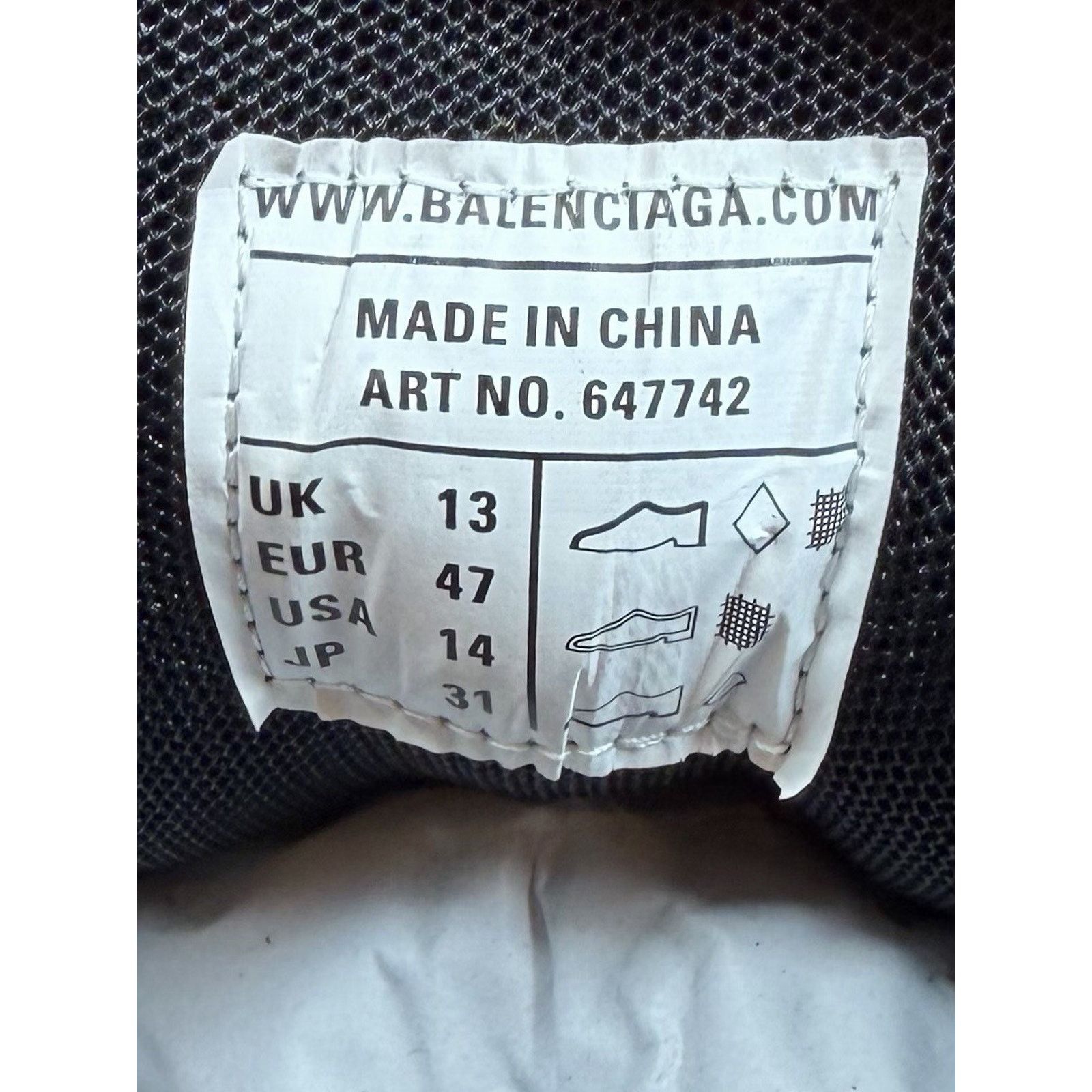 Balenciaga Size 47EU/14US - Balenciaga Track Black White Sneakers NEW Size US 14 / EU 47 - 7 Thumbnail