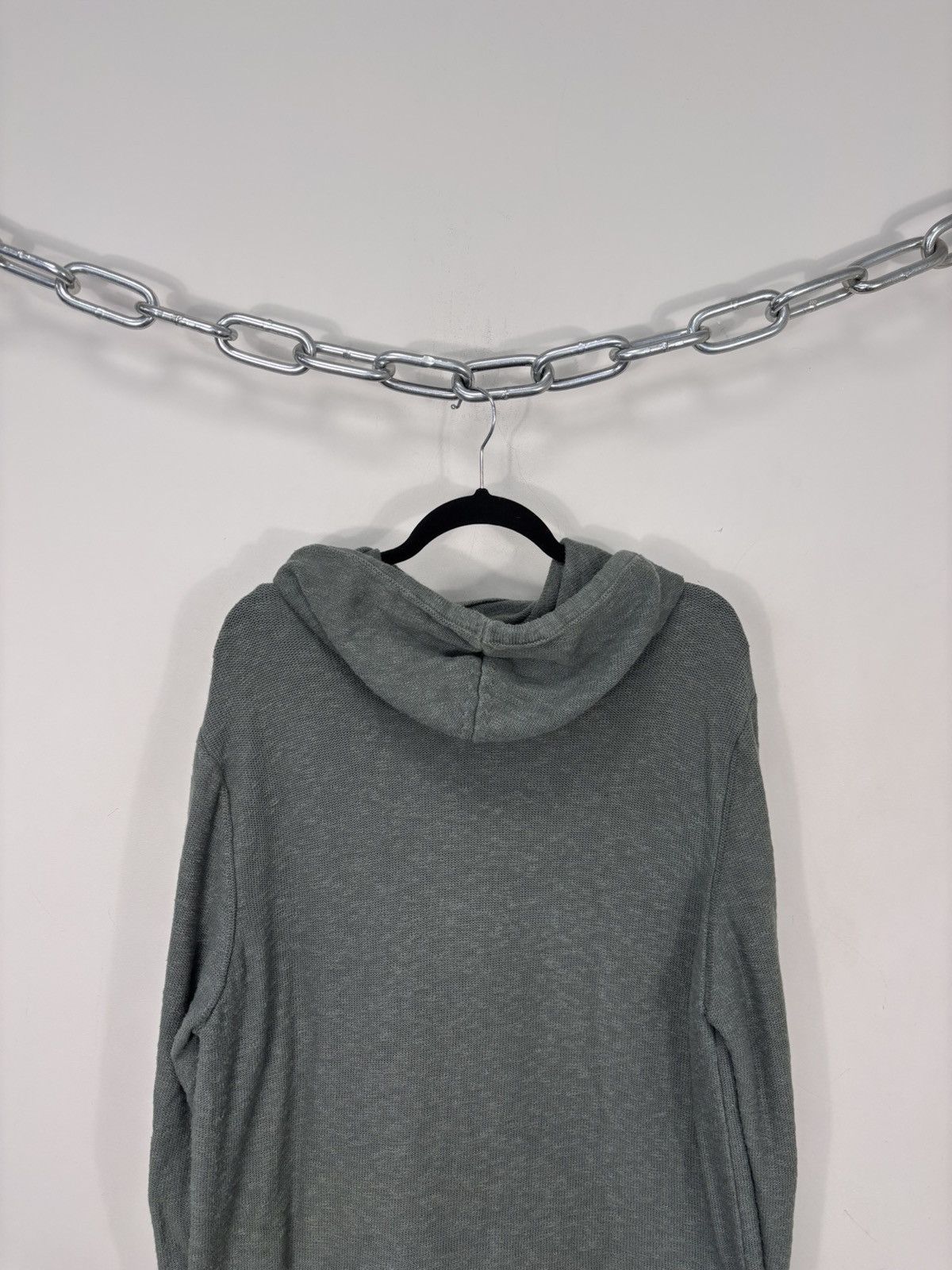 Other Phil Petter Men’s Sage Green Wool Blend Knit Hoodie Size US L / EU 52-54 / 3 - 11 Thumbnail