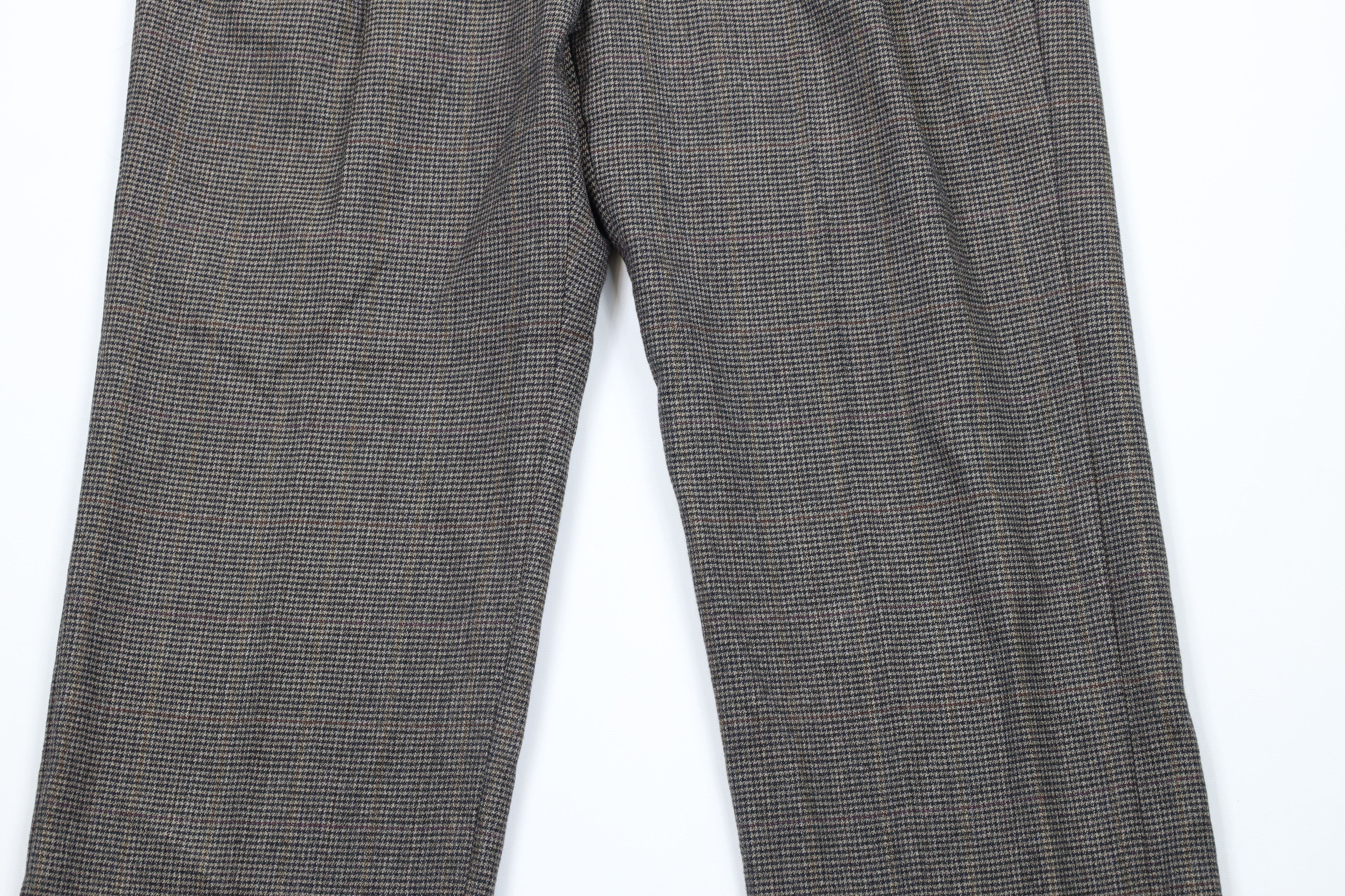 Vintage Vintage 60s 70s Rockabilly Houndstooth Wide Leg Pants USA Size US 34 / EU 50 - 3 Thumbnail